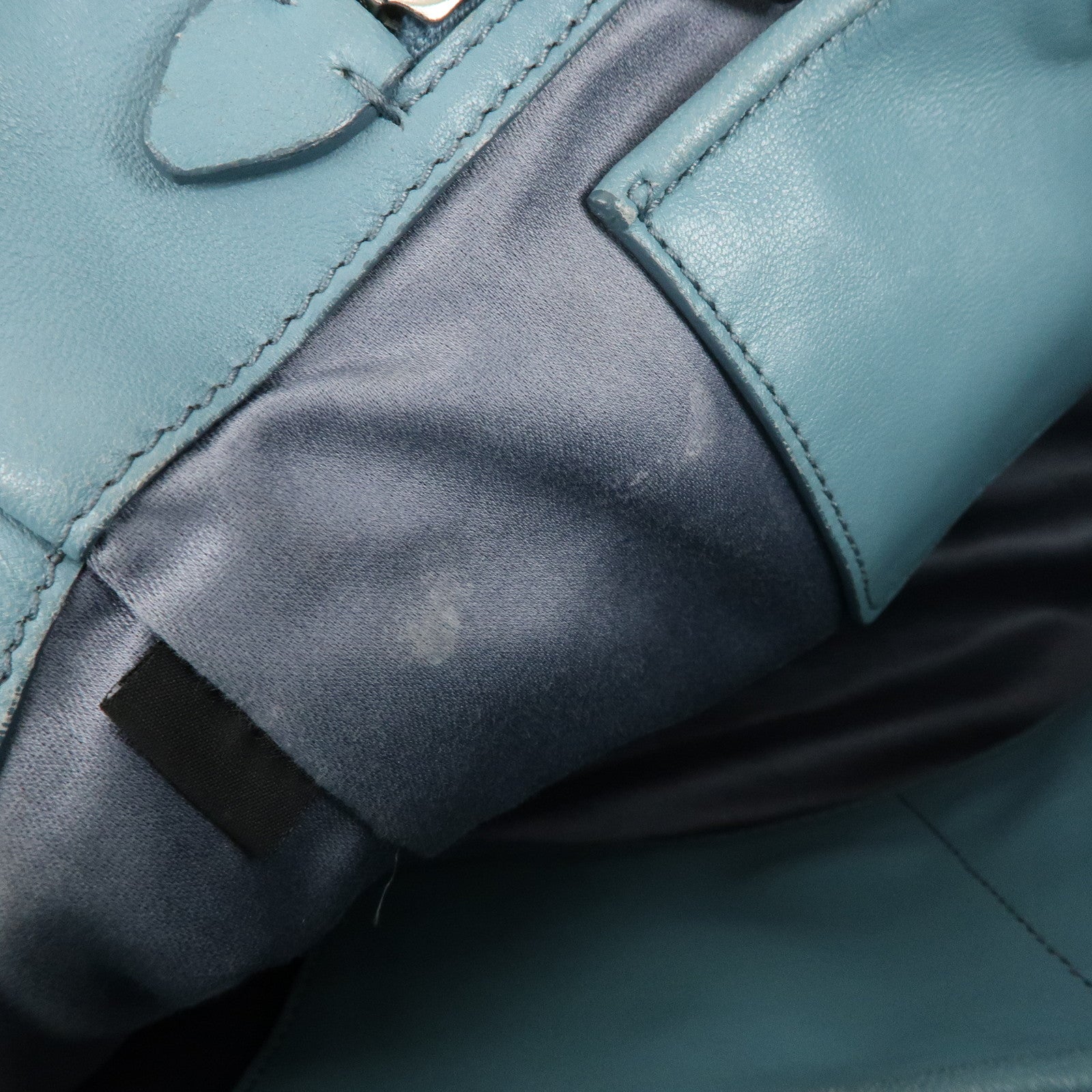 MIU MIU Matelasse Nappa Crystal Leather 2WAY Bag RN0958 Used