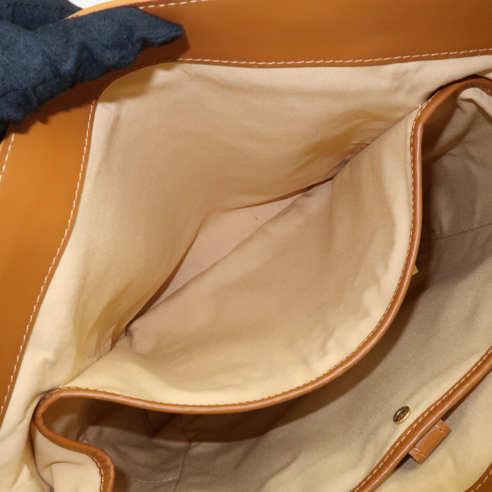 Louis Vuitton Monogram Mini Lucille GM Tote Bag Beige M92683 Used