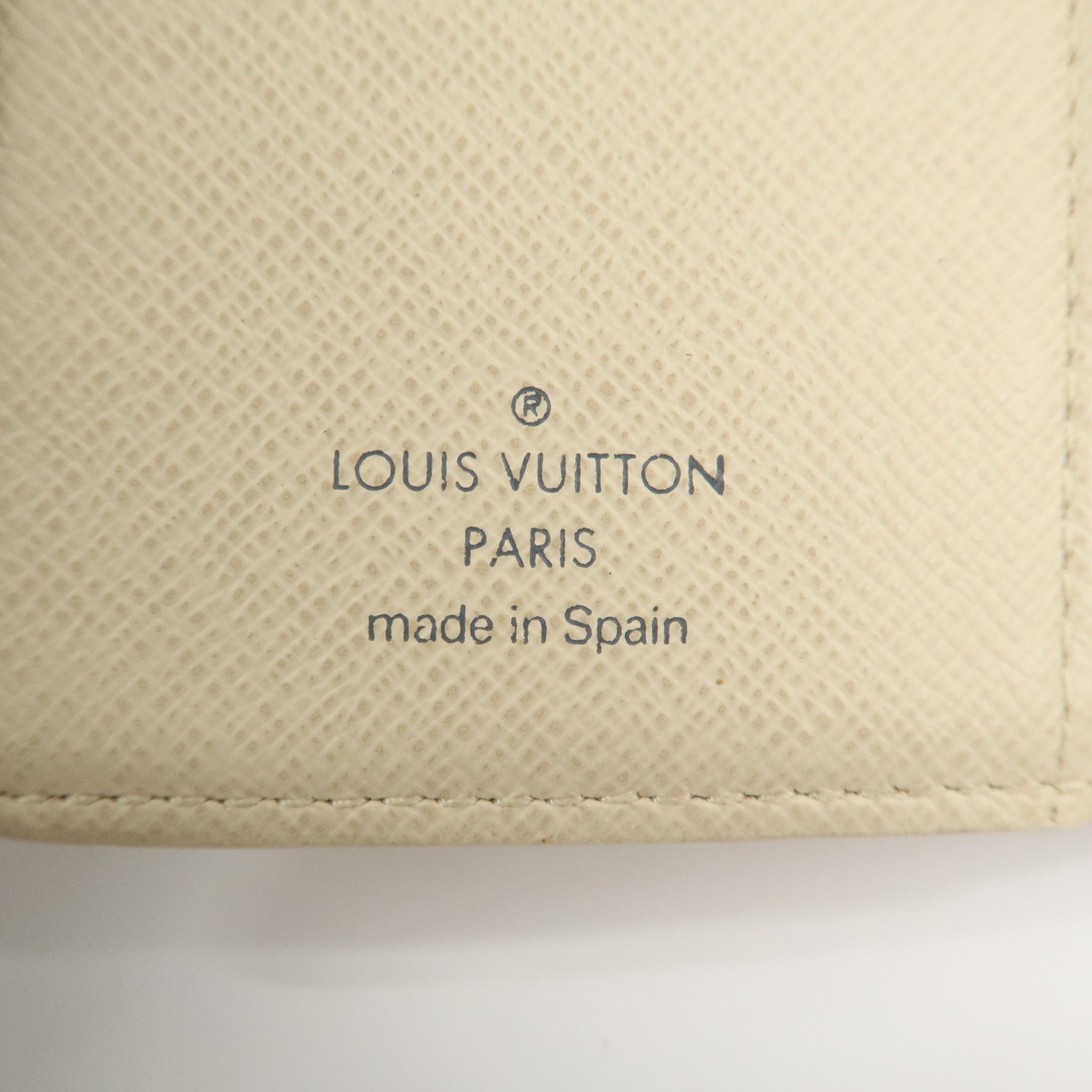 Louis Vuitton Damier Azur Agenda PM Planner Cover R20706 Used