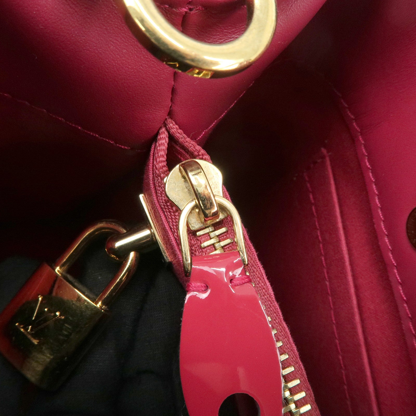 Louis Vuitton Monogram Vernis Montaigne BB Hand Bag M50172 Used