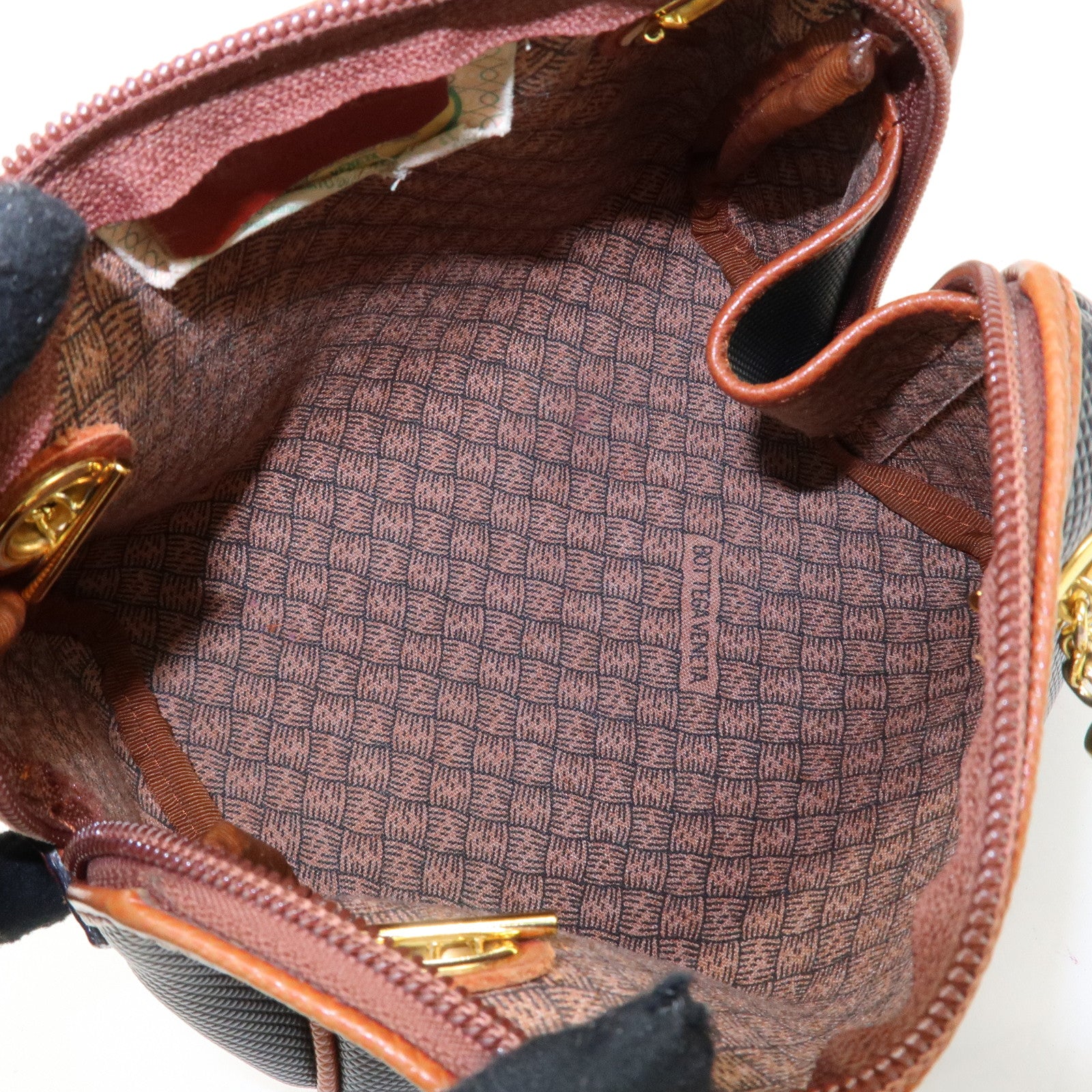 BOTTEGA VENETA Intrecciato PVC Leather Marco Polo Tassel Hand Bag Used