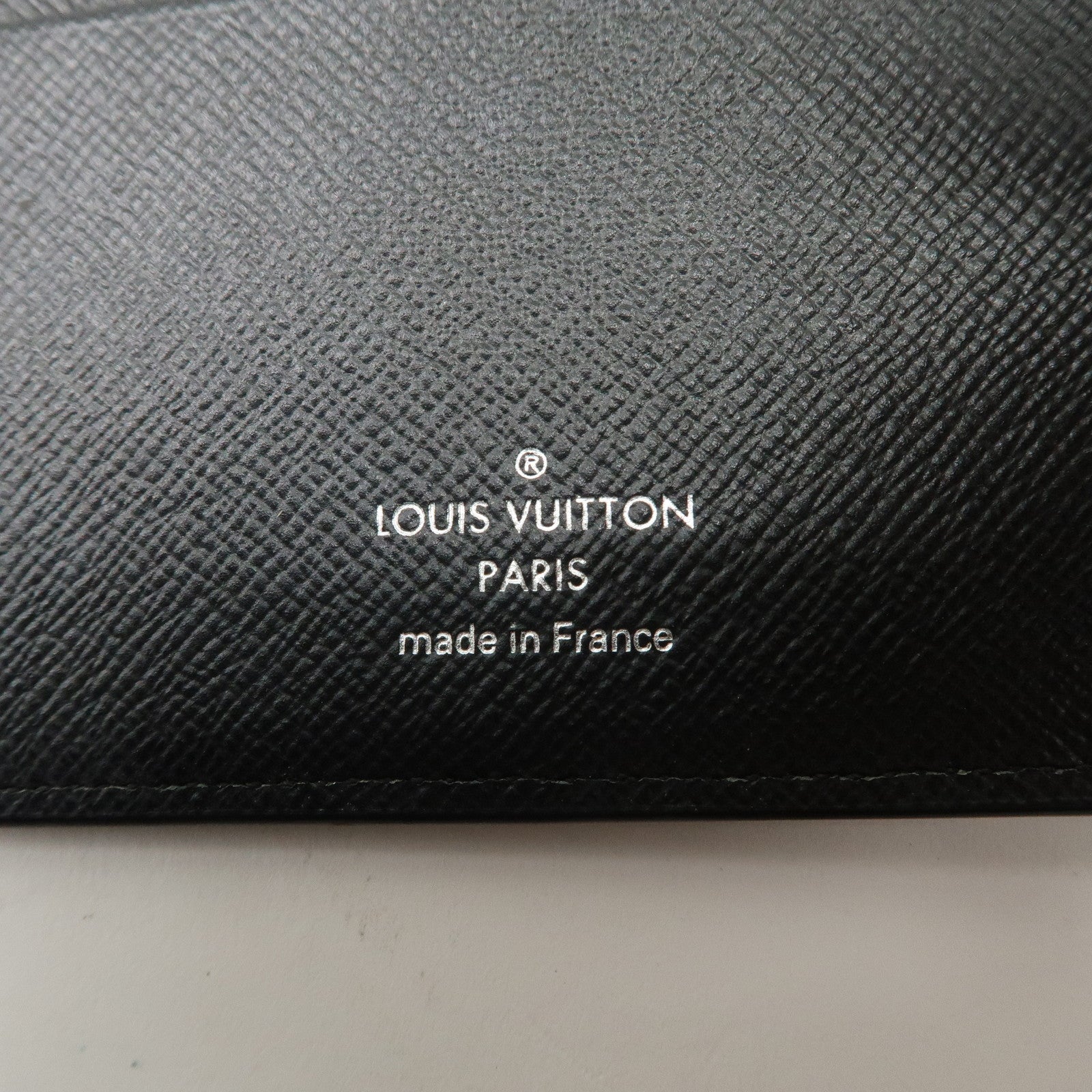 Louis Vuitton Epi Agenda MM Planner Cover Noir Black R20202 Used