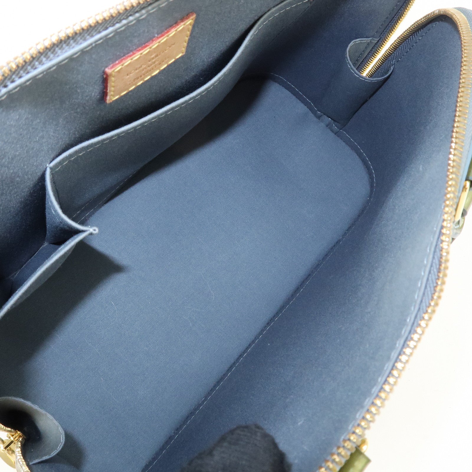 Louis Vuitton Monogram Vernis Alma PM Hand Bag Gris M91613 Used