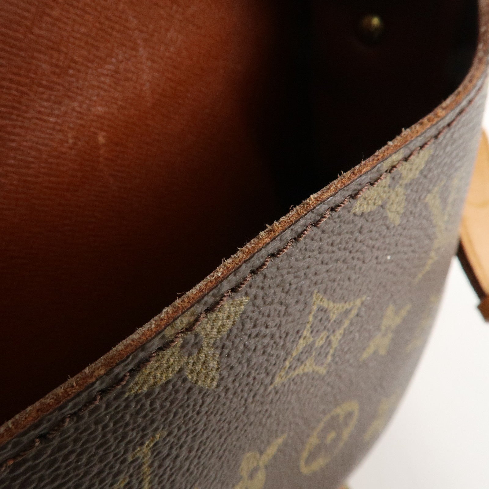 Louis Vuitton Monogram Mini Cartouchiere Shoulder Bag M51254 Used