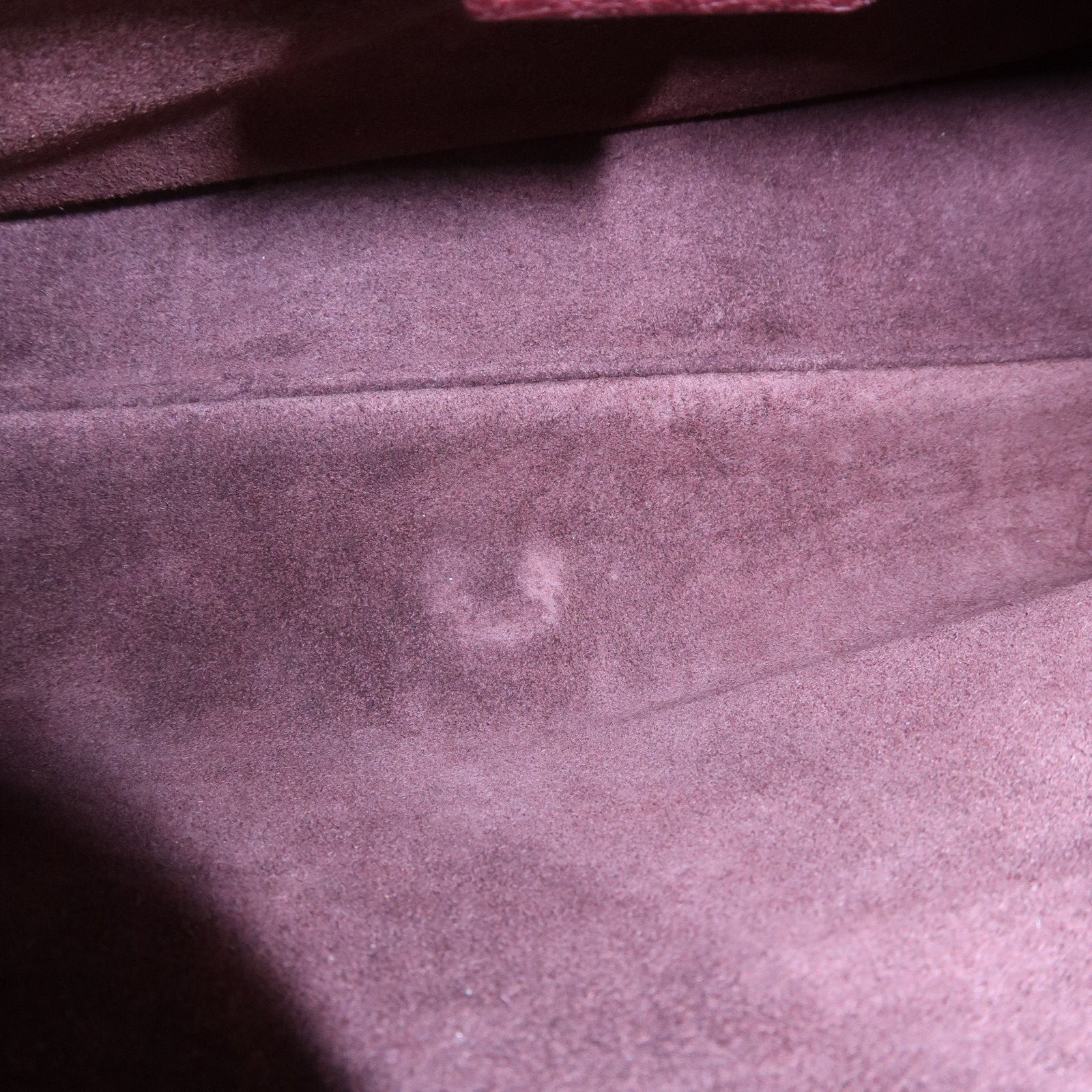 CELINE Leather Shoulder Bag Hand Bag Brown Gold Hardware Used