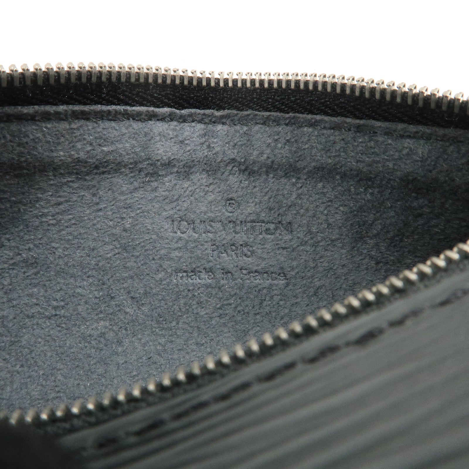 Louis Vuitton Epi Soufflot Pouch For Soufflot Bag Noir Black Used