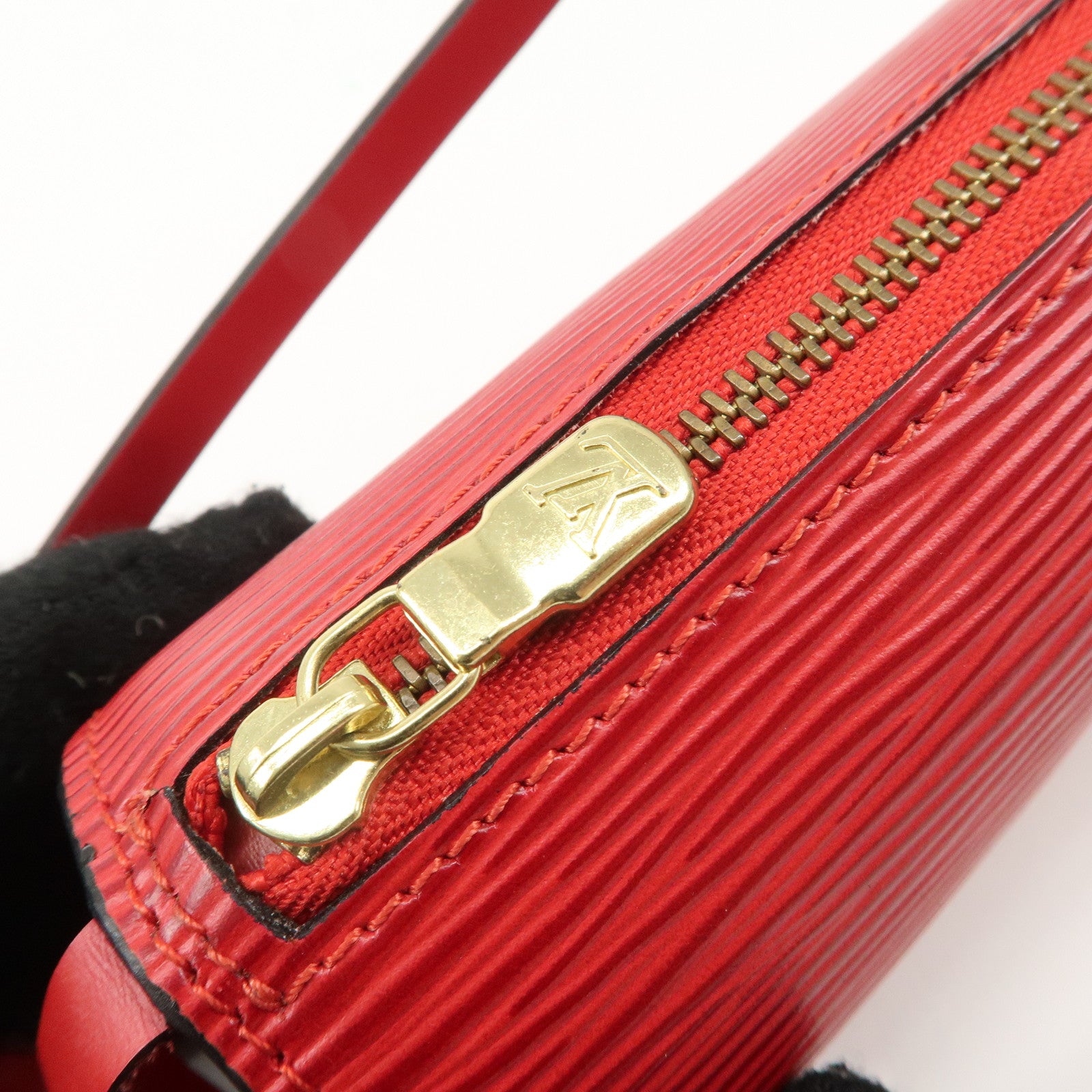 Louis Vuitton Epi Set of2 Soufflot Pouch Castilian Red Toledo Blue Used