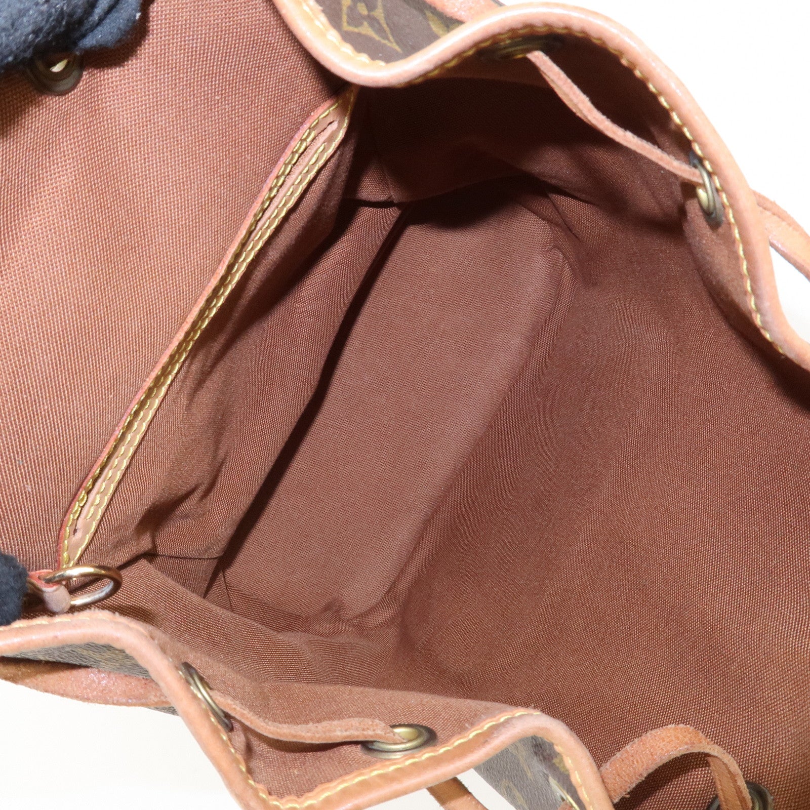 Louis Vuitton Monogram Montsouris MM Back Pack Bag M51136 Used