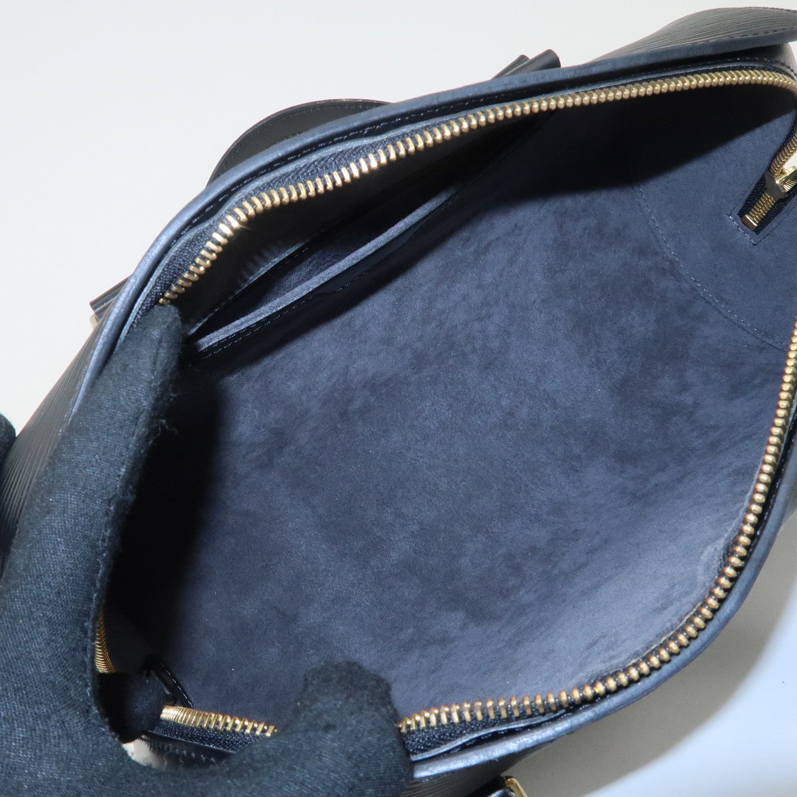 Louis Vuitton Epi Soufflot Hand Bag Noir Black M52862 Used