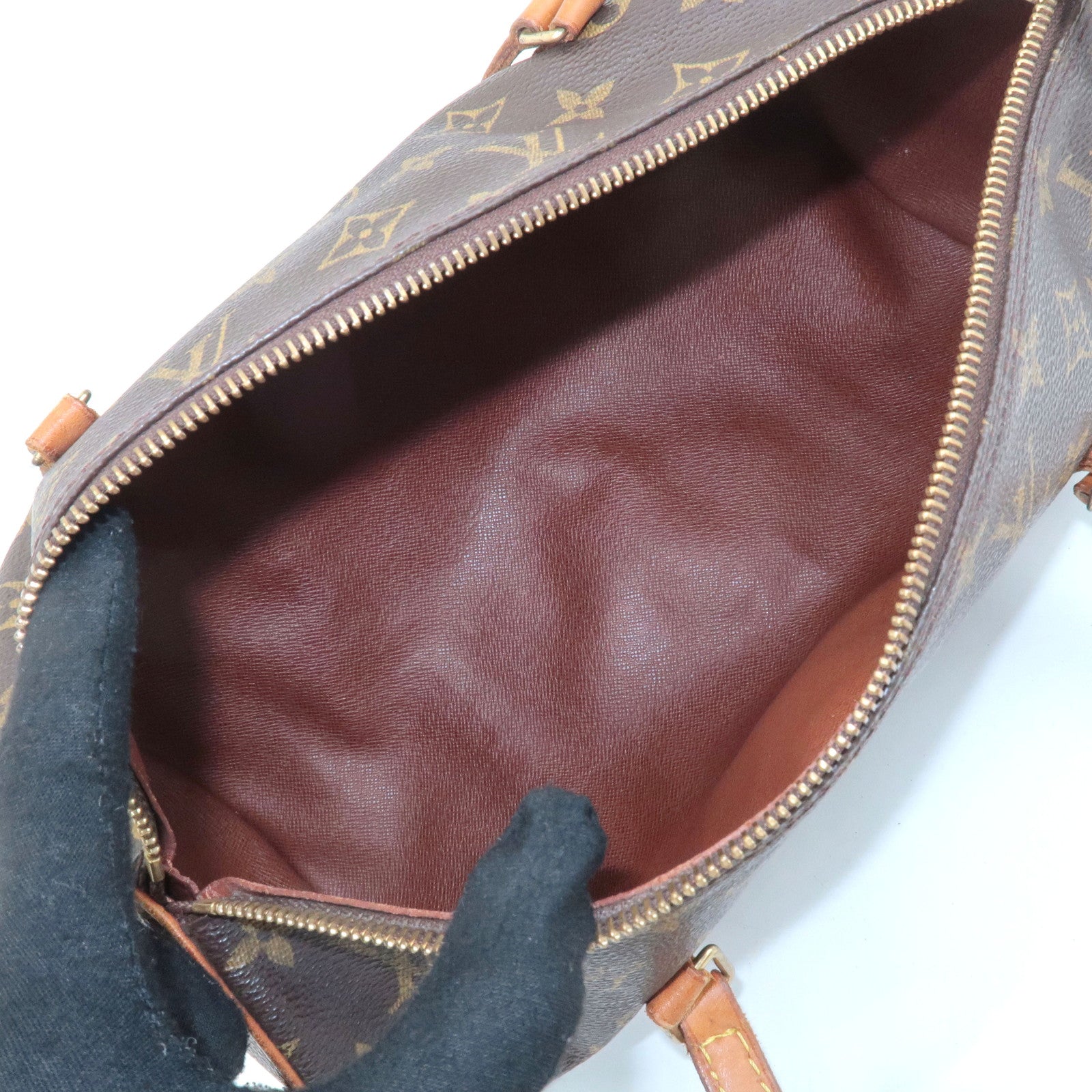 Louis Vuitton Monogram Papillon 30 Hand Bag New Style M51385 Used