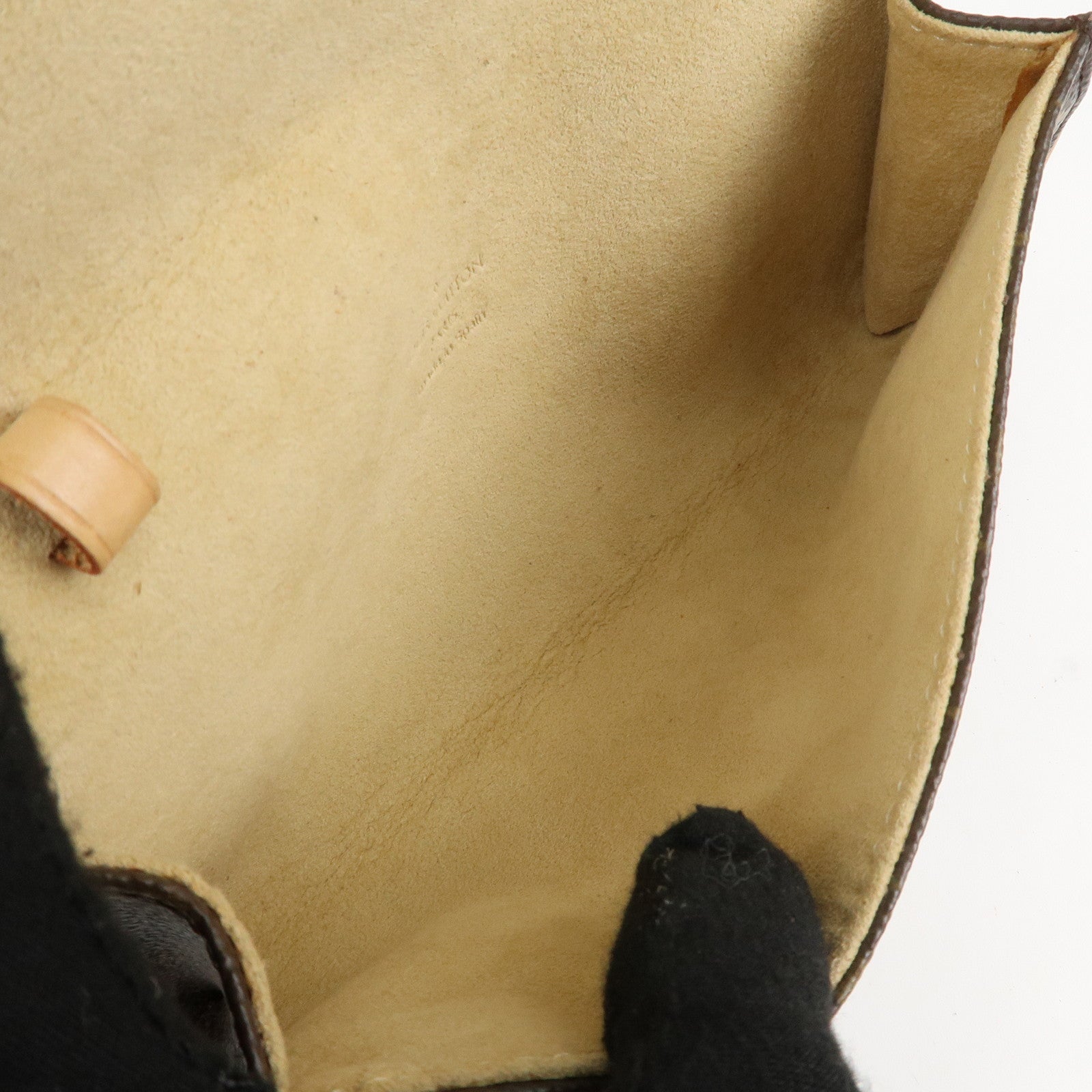 Louis Vuitton Monogram Pochette Twin PM 2Way Bag Brown M51854 Used