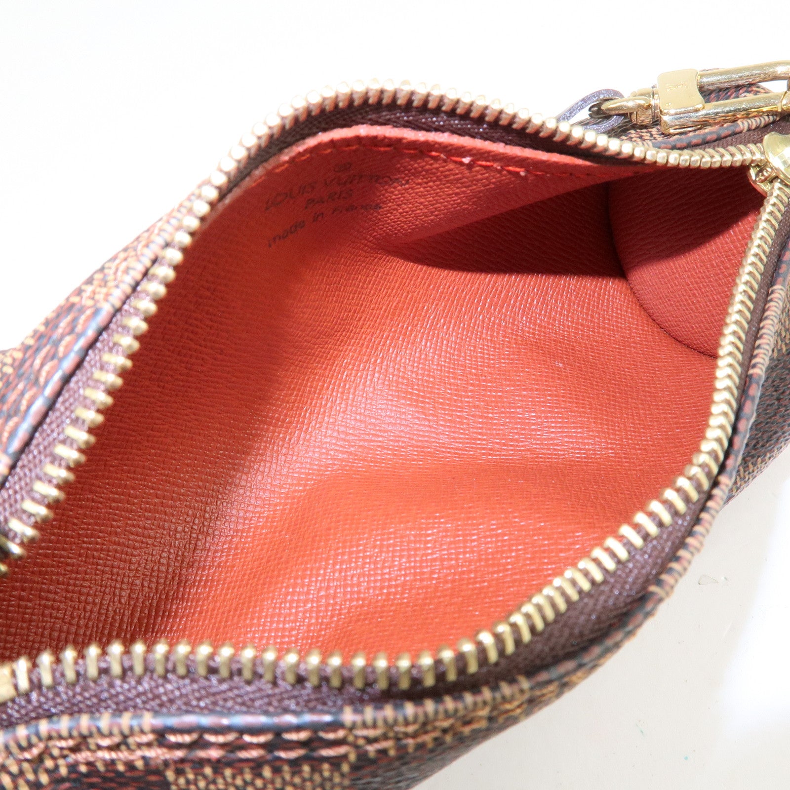 Louis Vuitton Damier Pouch for Papillon Mini Bag Damier Ebene Used