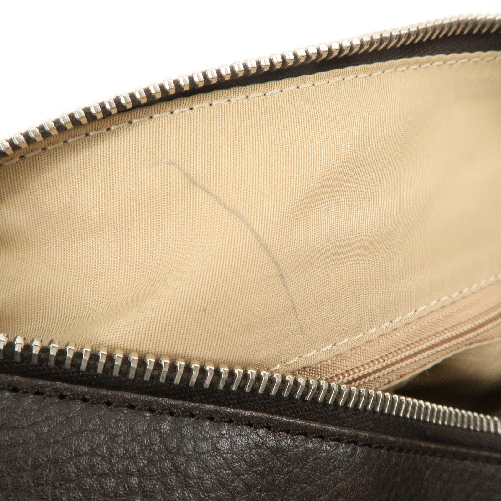 Christian Dior Trotter Canvas Leather Mini Boston Bag Beige Used