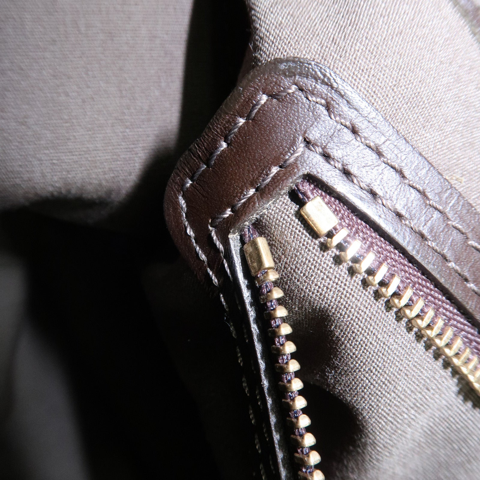 Louis Vuitton Monogram Mini Lucille GM TST Khaki M92681 Used