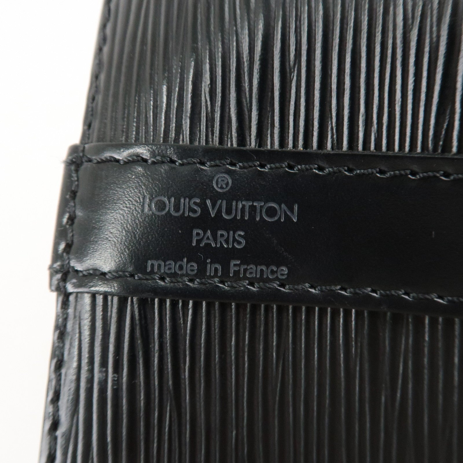 Louis Vuitton Epi Petit Noe Shoulder Bag Noir Black M59212 Used