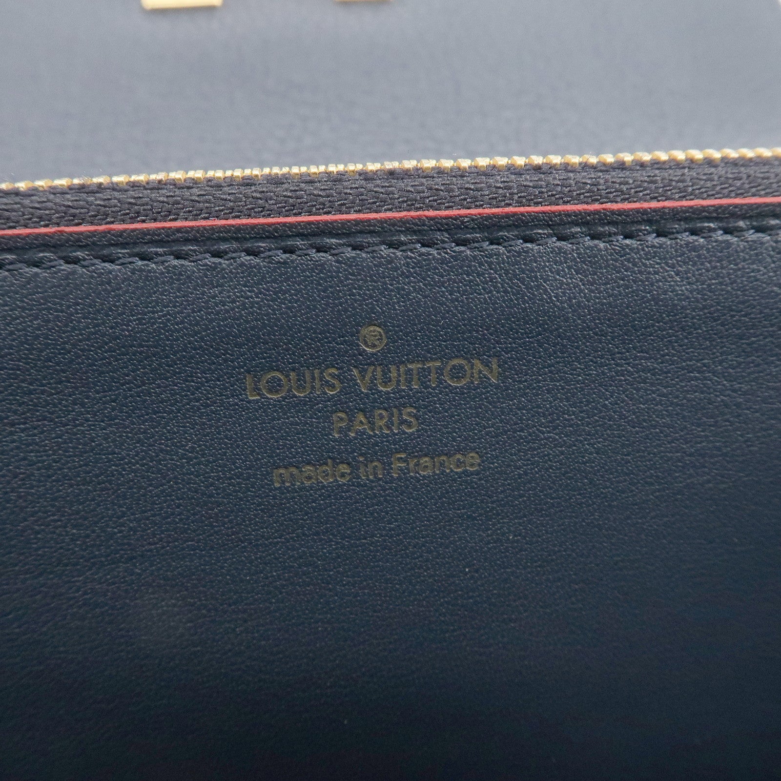 Louis Vuitton Portefeuille Capucines Long Wallet Navy M63739 Used