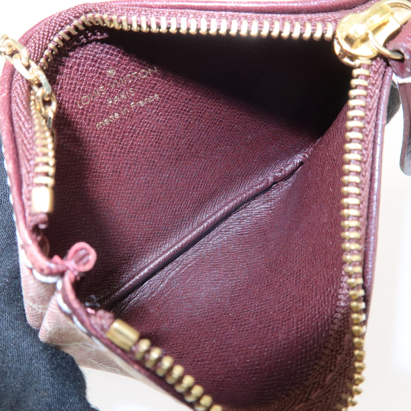Louis Vuitton Monogram Idylle Pochette Cles Coin Case Sepia M62995 Used