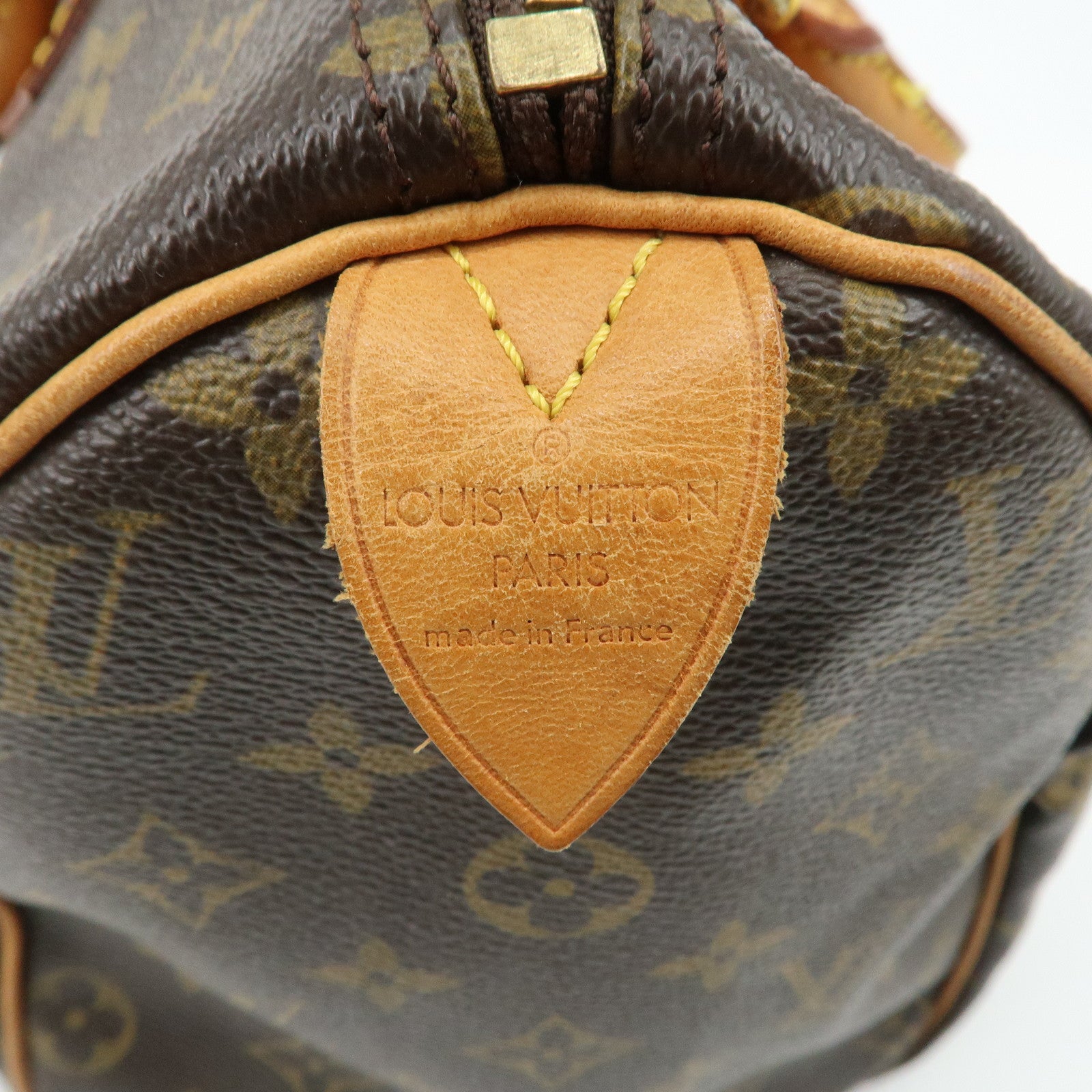 Louis Vuitton Monogram Speedy 30 Hand Bag Boston Bag M41526 Used