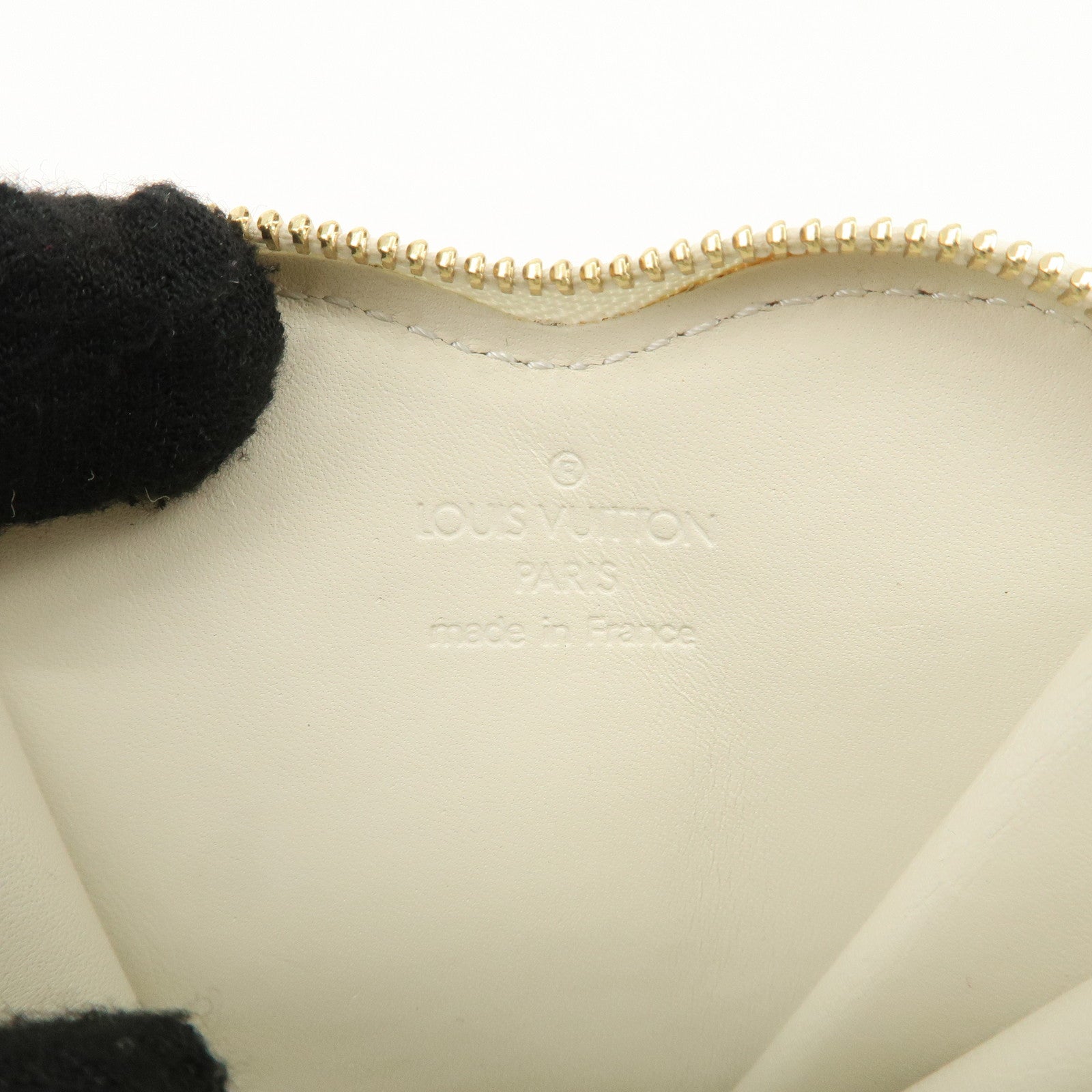Louis Vuitton Monogram Vernis Porte Monnaie Couer Perle M91918 Used