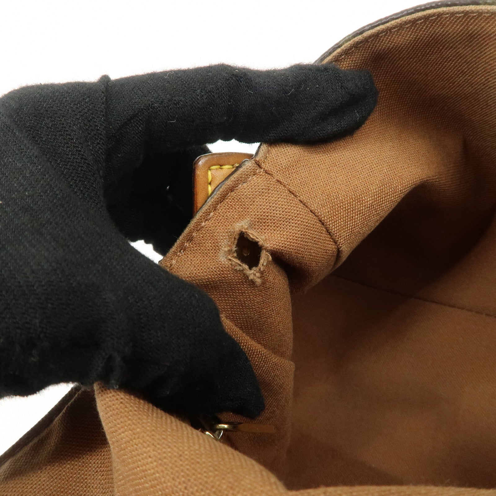 Louis Vuitton Monogram Mini Looping Shoulder Bag Hand Bag M51147 Used