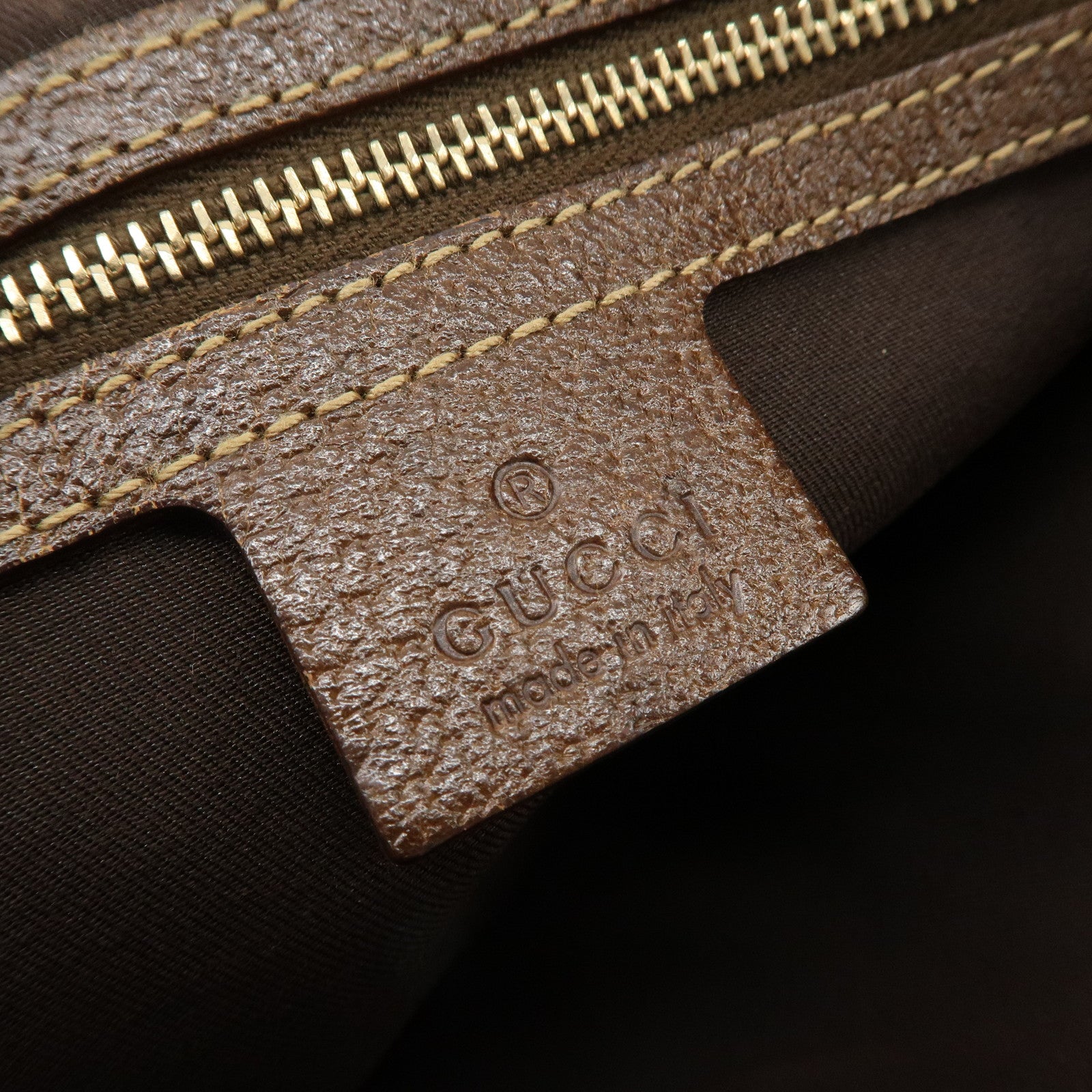 Gucci New Jackie GG Canvas Leather Shoulder Bag Used