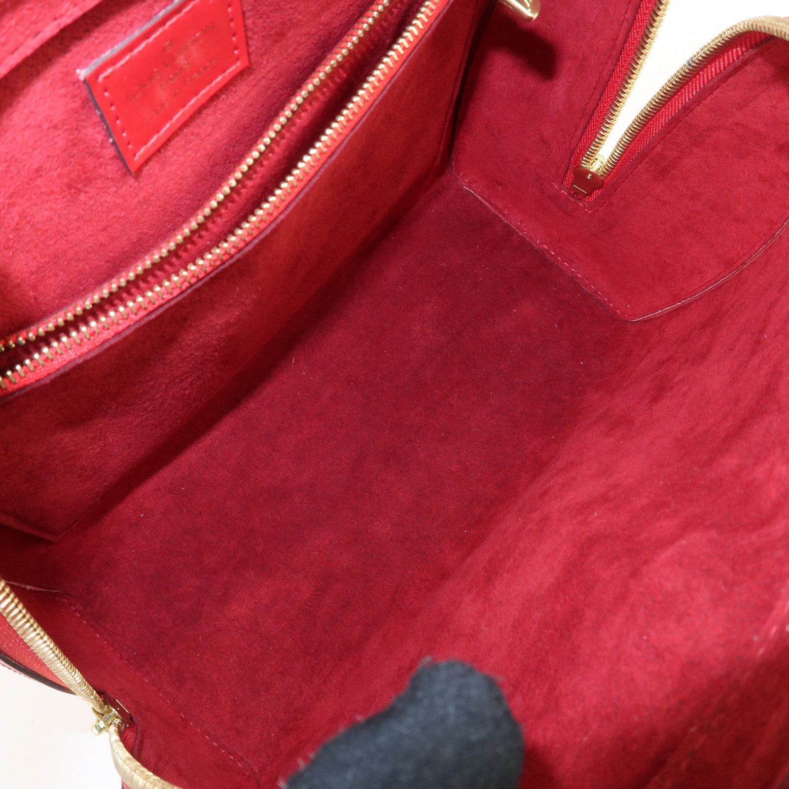 Louis Vuitton Epi Pont Neuf Hand Bag Castilian Red M52057 Used
