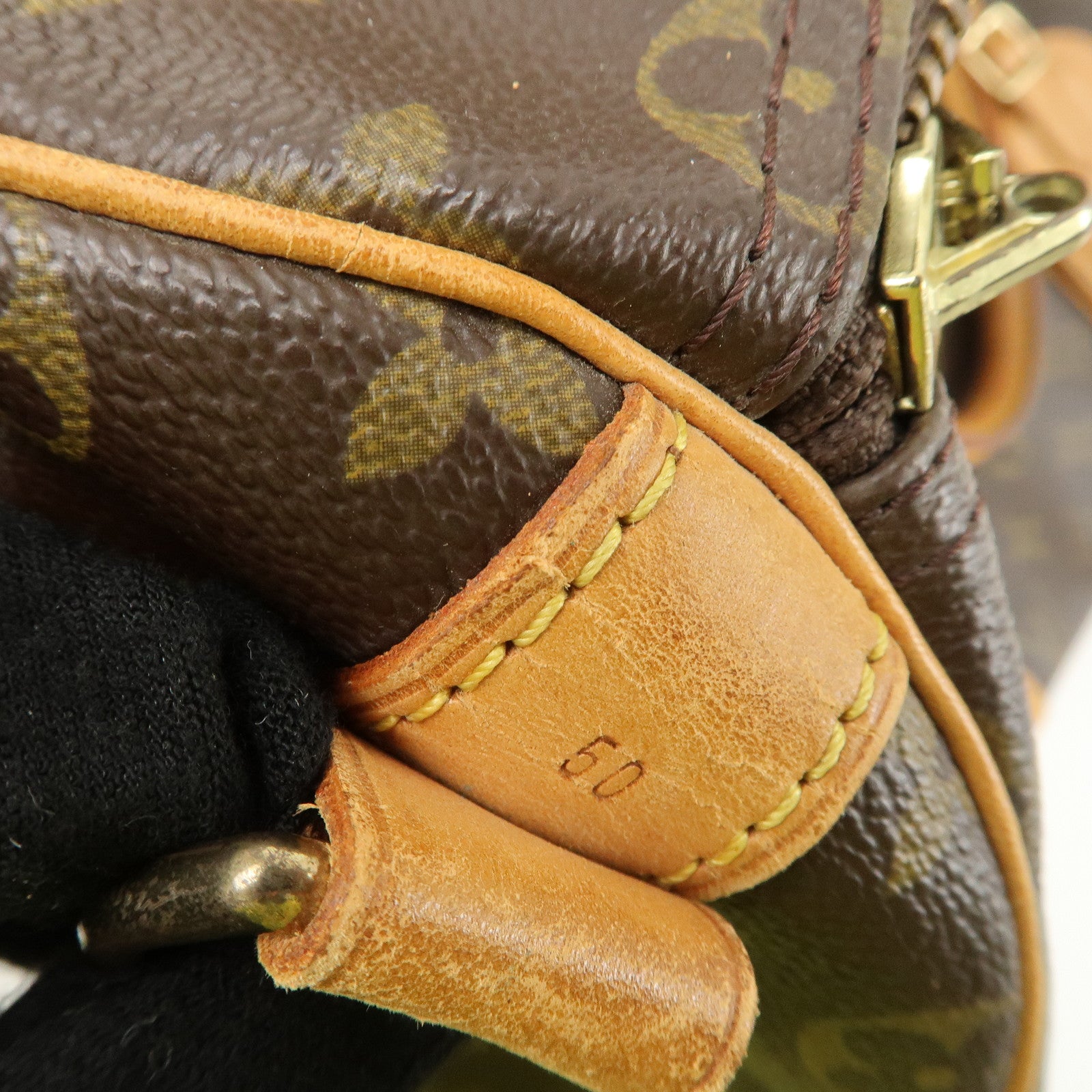 Louis Vuitton Monogram Keep All Bandouliere 50 Boston Bag M41416 Used