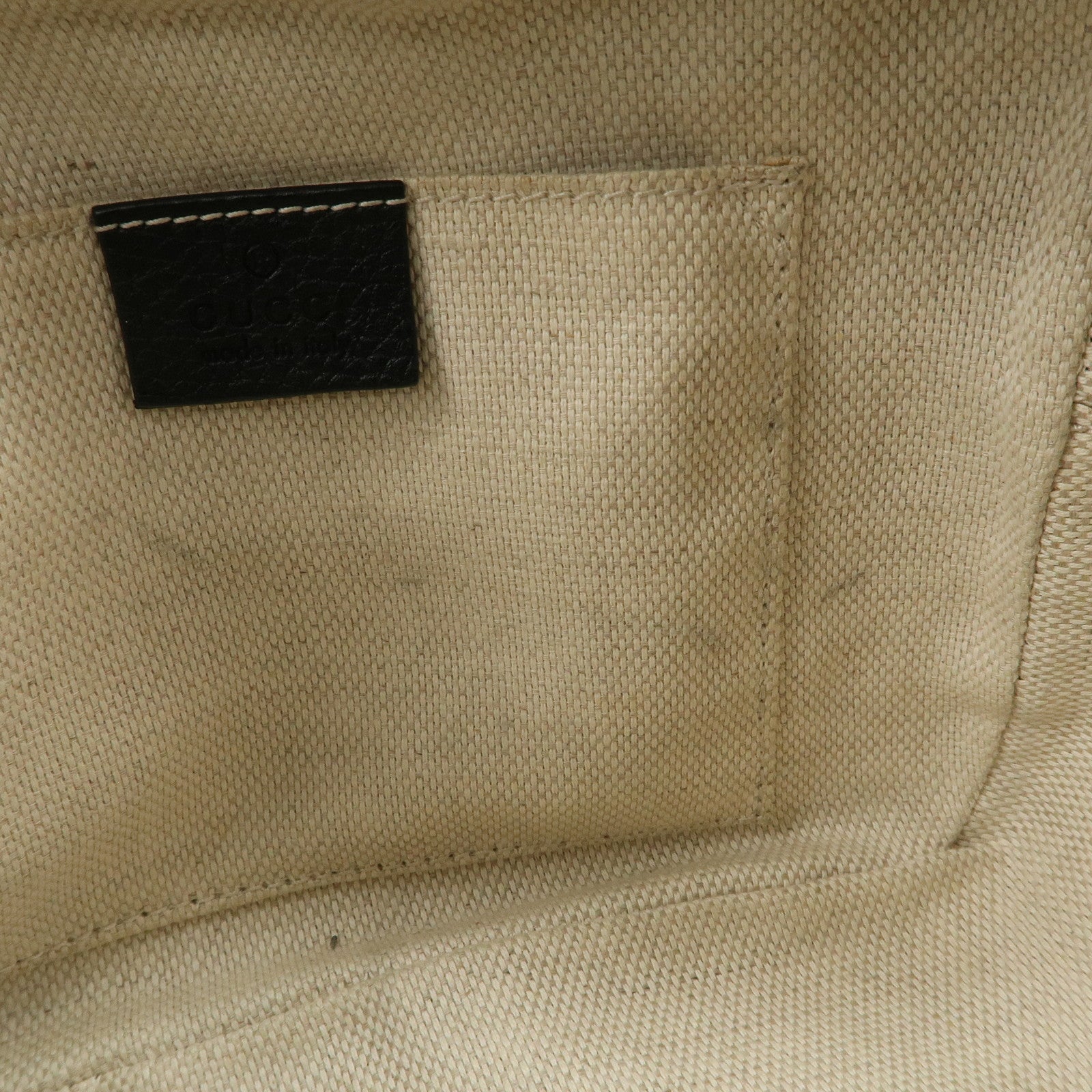 GUCCI SOHO Leather Small Disco Shoulder Bag Black 308364 Used