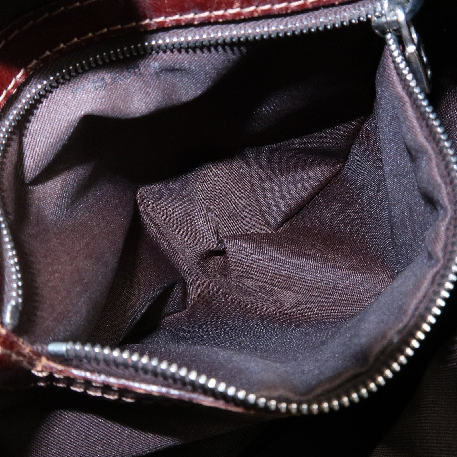 FENDI Corduroy Shoulder Bag 20686 Used