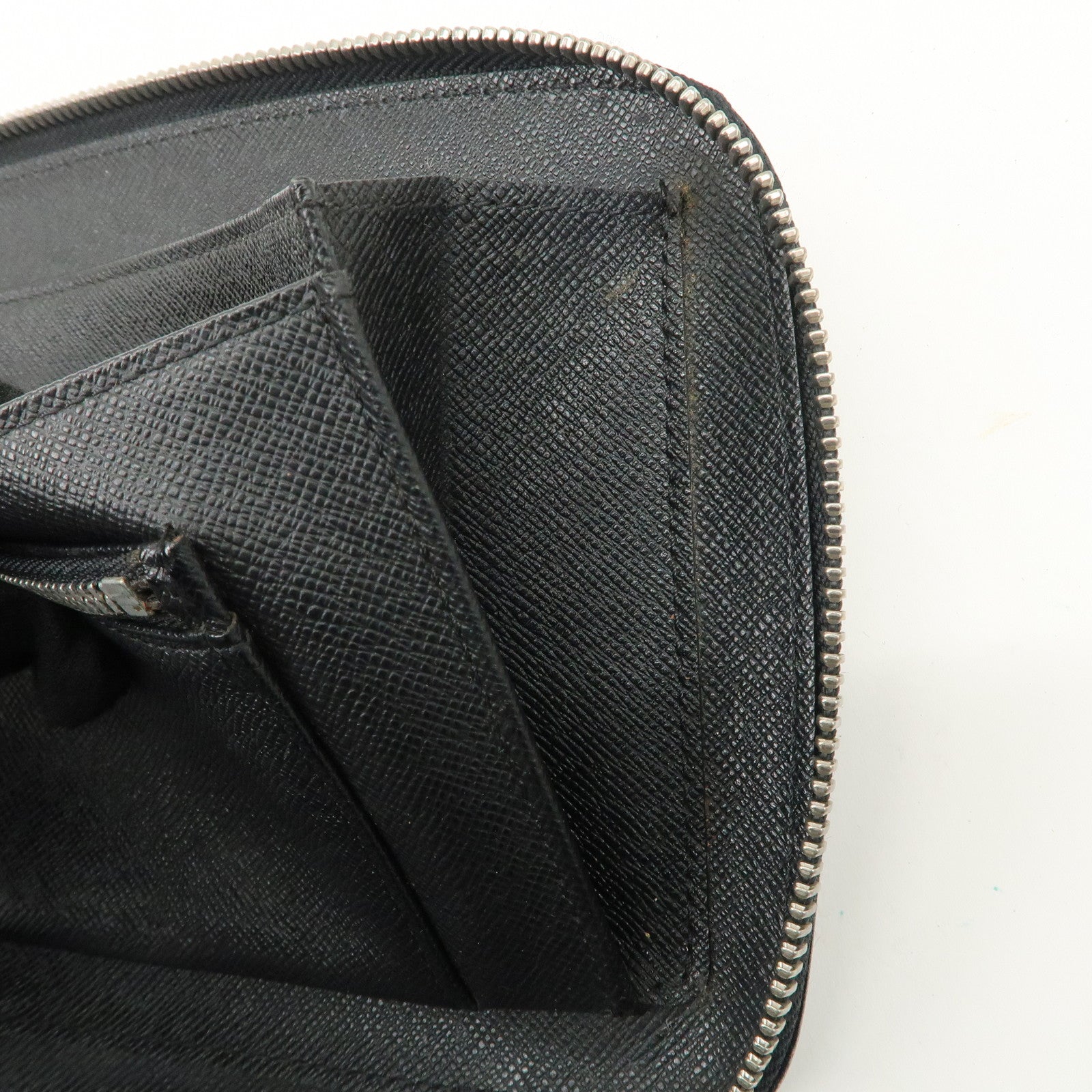 Louis Vuitton Taiga Organizer Atoll Long Wallet Ardoise M30652 Used