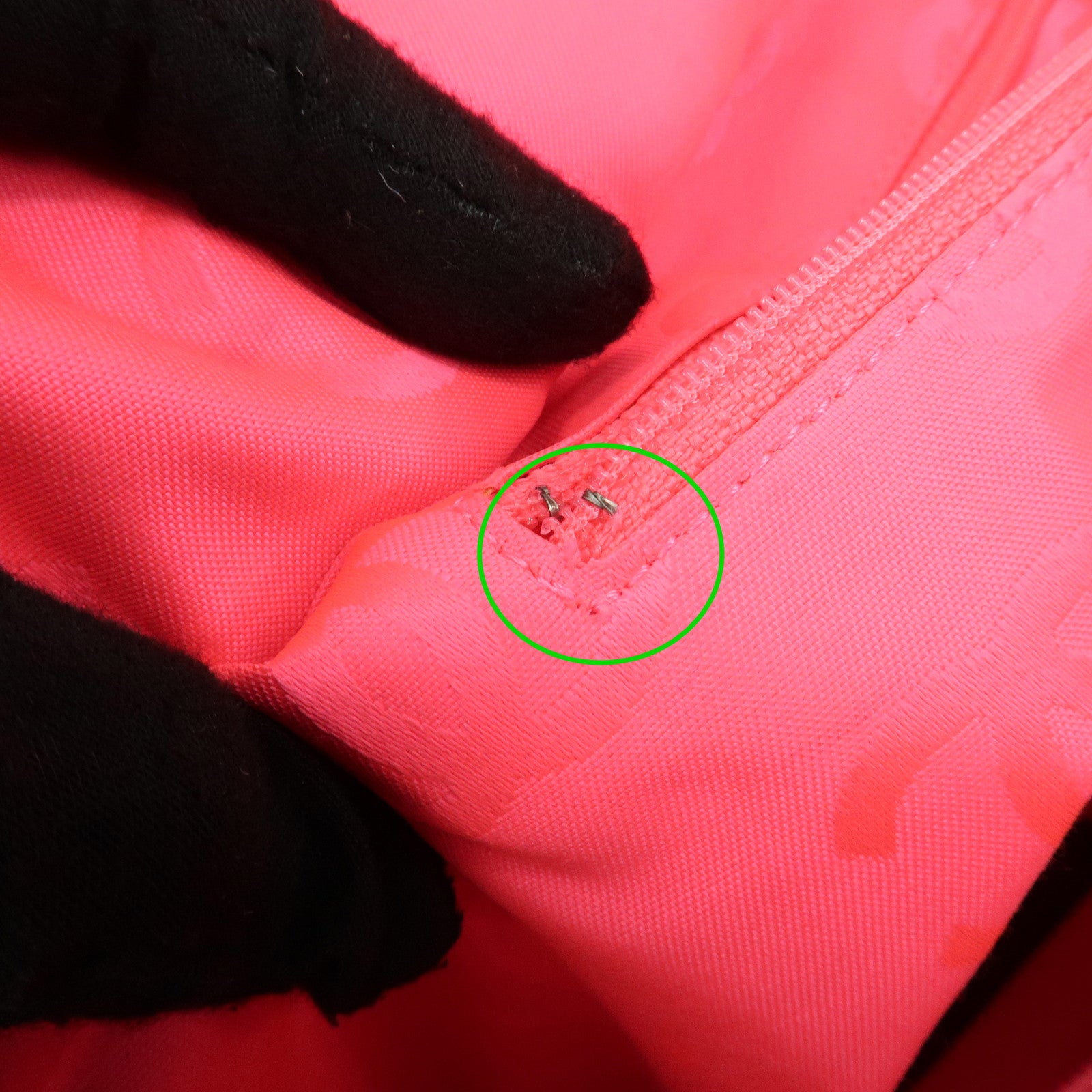 CHANEL Cambon Line Lamb Skin COCO Mark Large Tote Bag Black A25169 Used