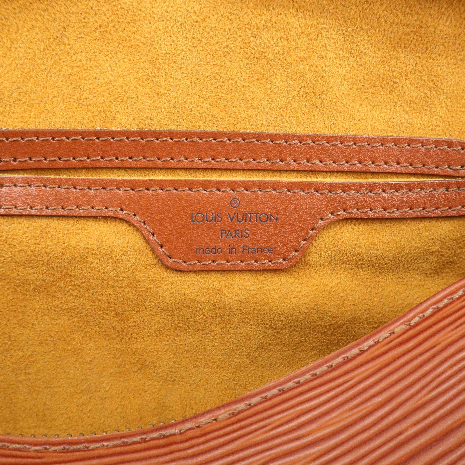 Louis Vuitton Epi Soufflot Shoulder Bag Kenya Brown M52223 Used