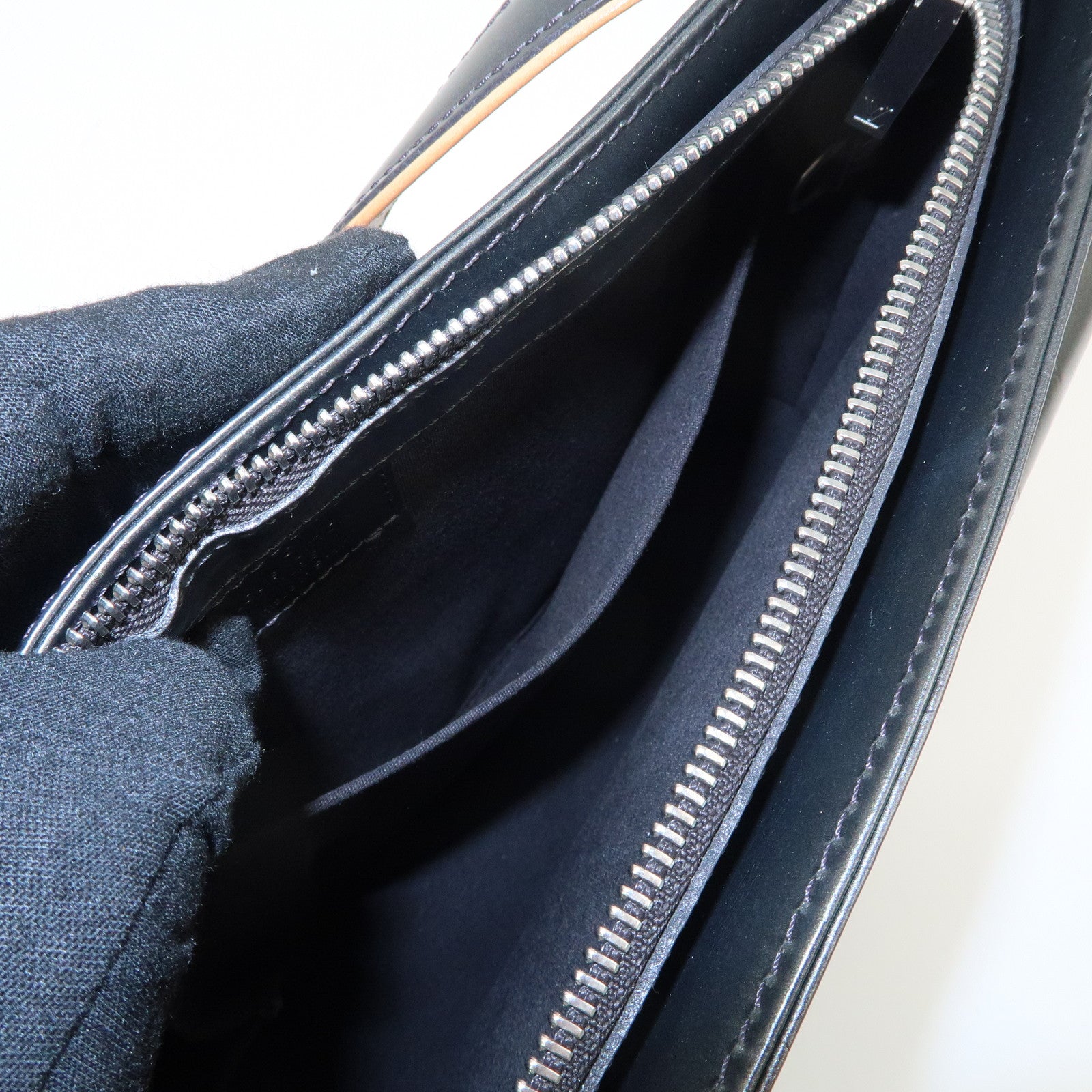 Louis Vuitton Monogram Matte Alston Shoulder Bag Noir M55122 Used