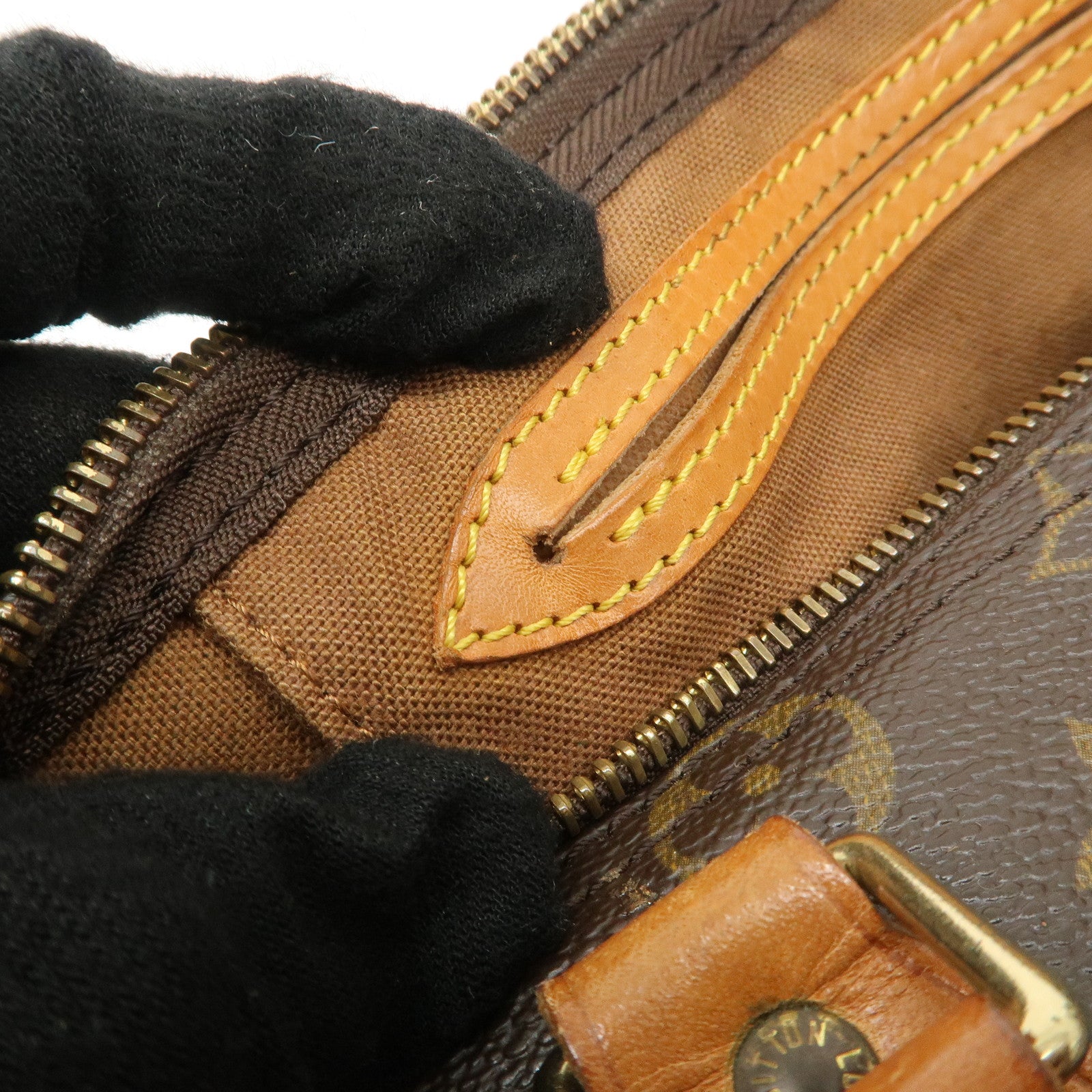 Louis Vuitton Monogram Speedy 25 Hand Bag Boston Bag M41528 Used