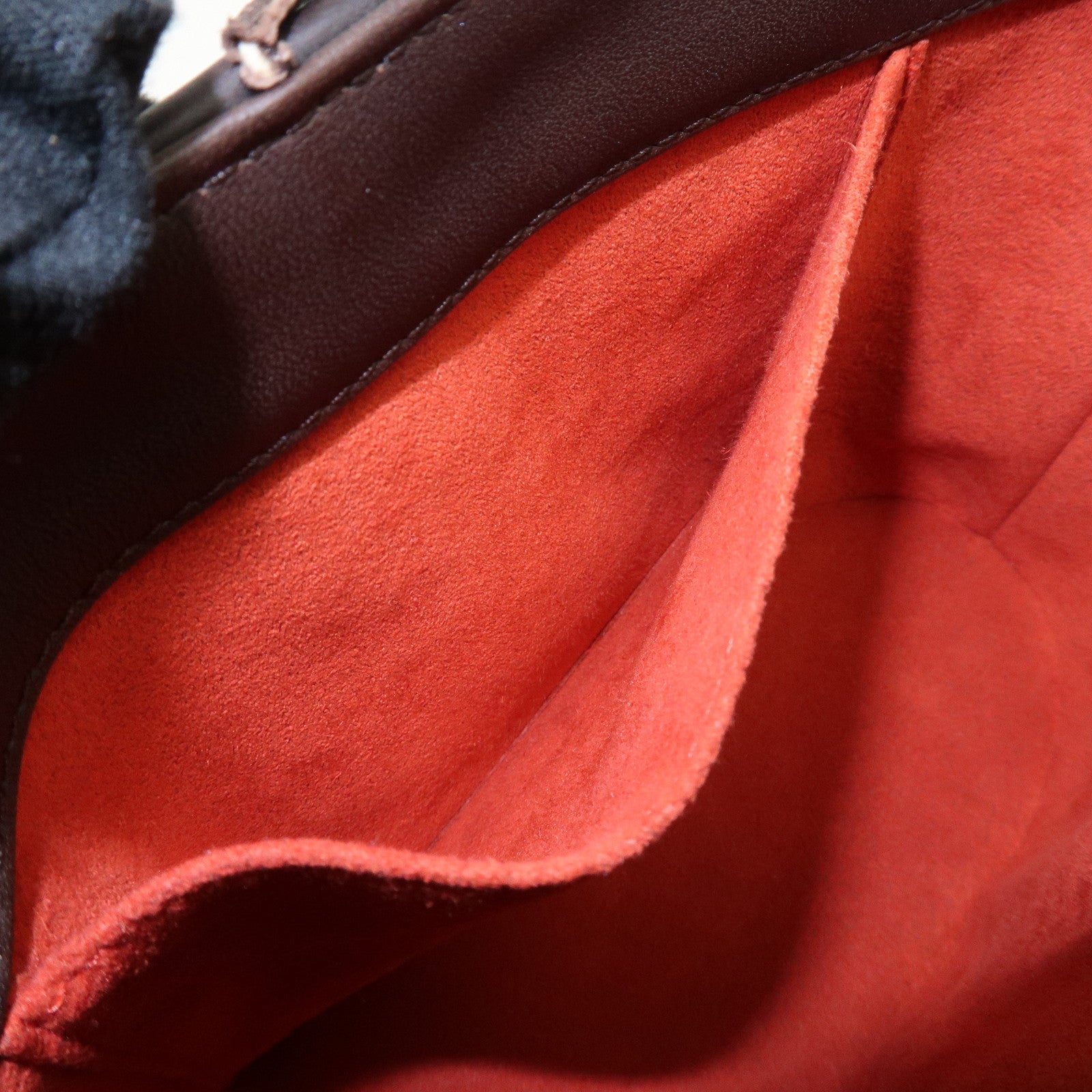 Louis Vuitton Damier Sauvage Impala Hand Bag Beige Brown M92133 Used