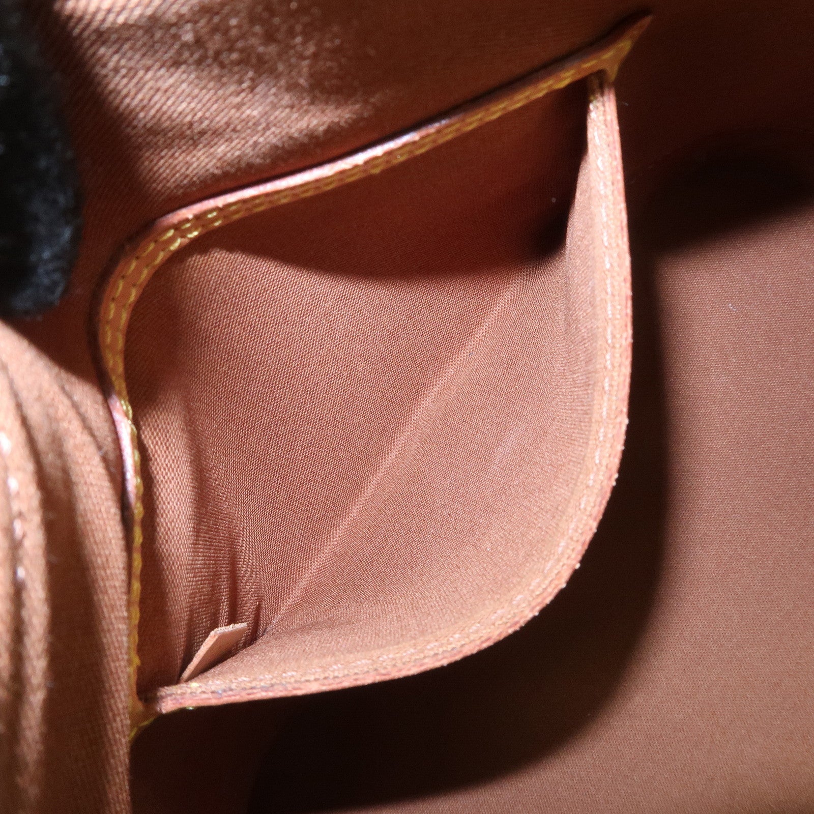 Louis Vuitton Monogram Alma Hand Bag Brown M51130 Used