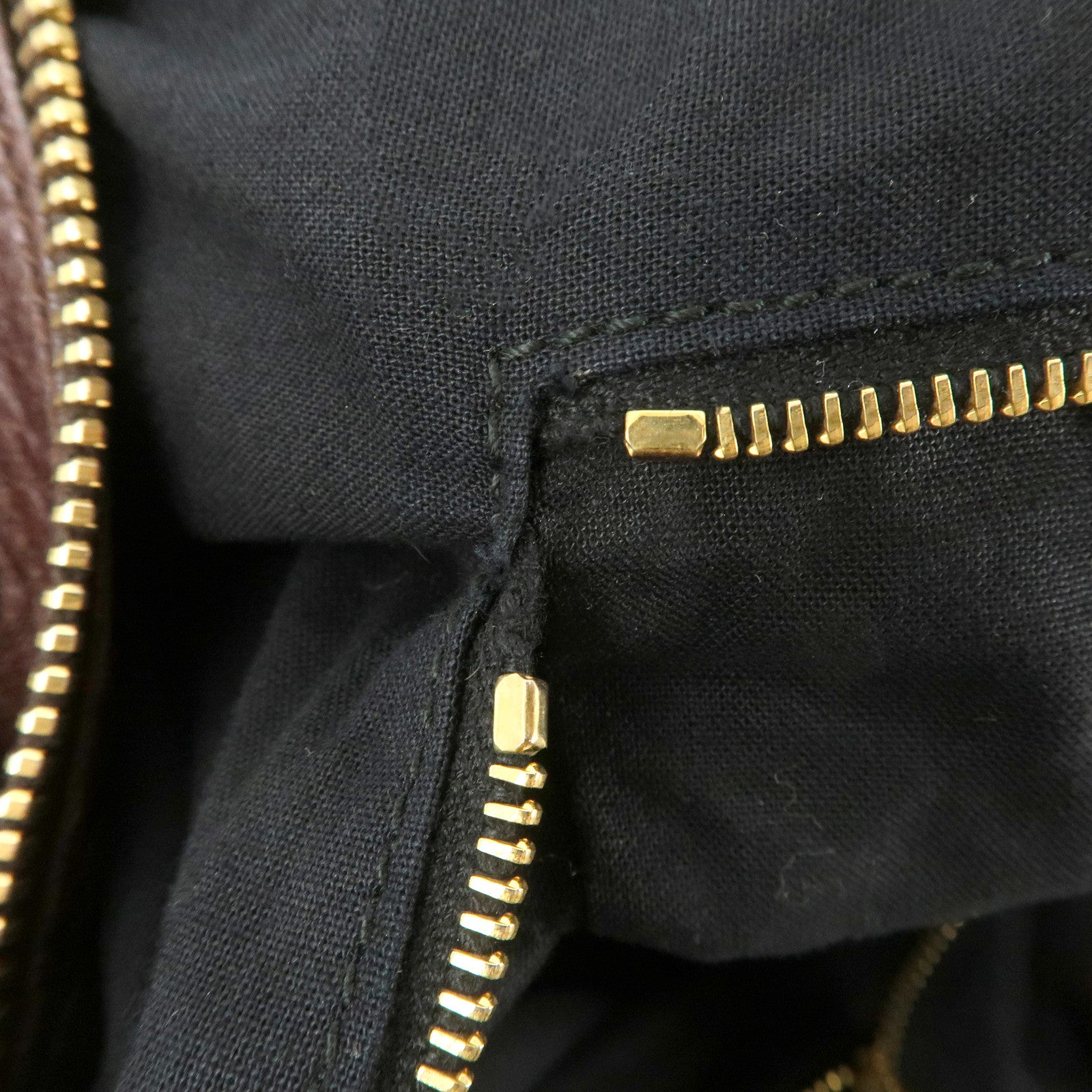 BALENCIAGA Leather Shoulder Bag Brown 497717 Used