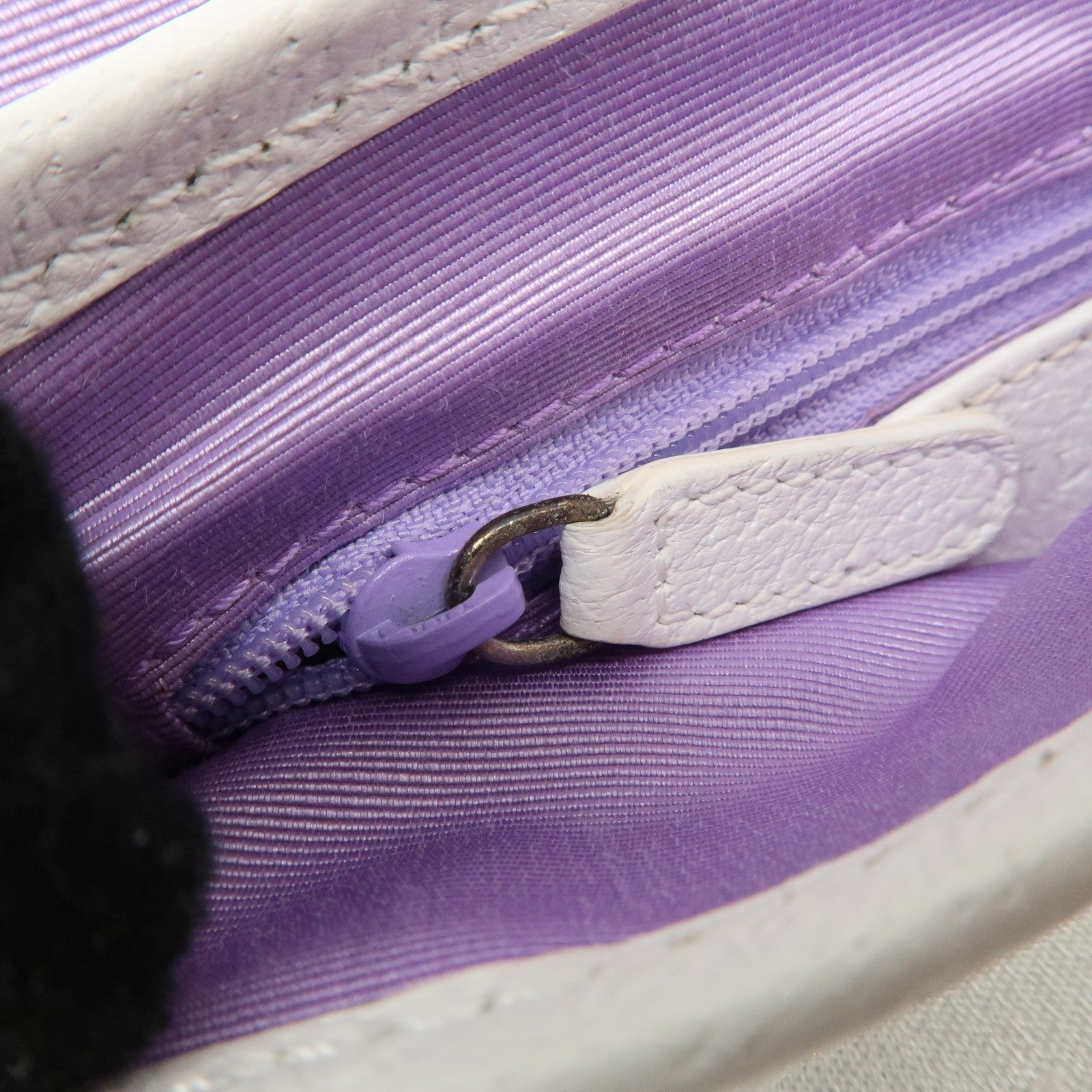 BVLGARI Logo Mania Mini Shoulder Bag Hand Bag Silver Used