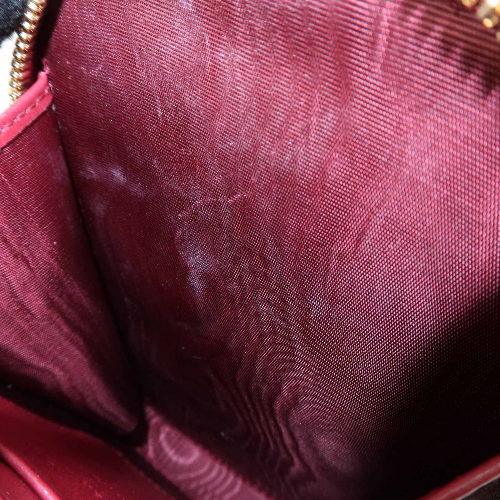 Christian Dior Cannage Patent Leather Phone Holder Used