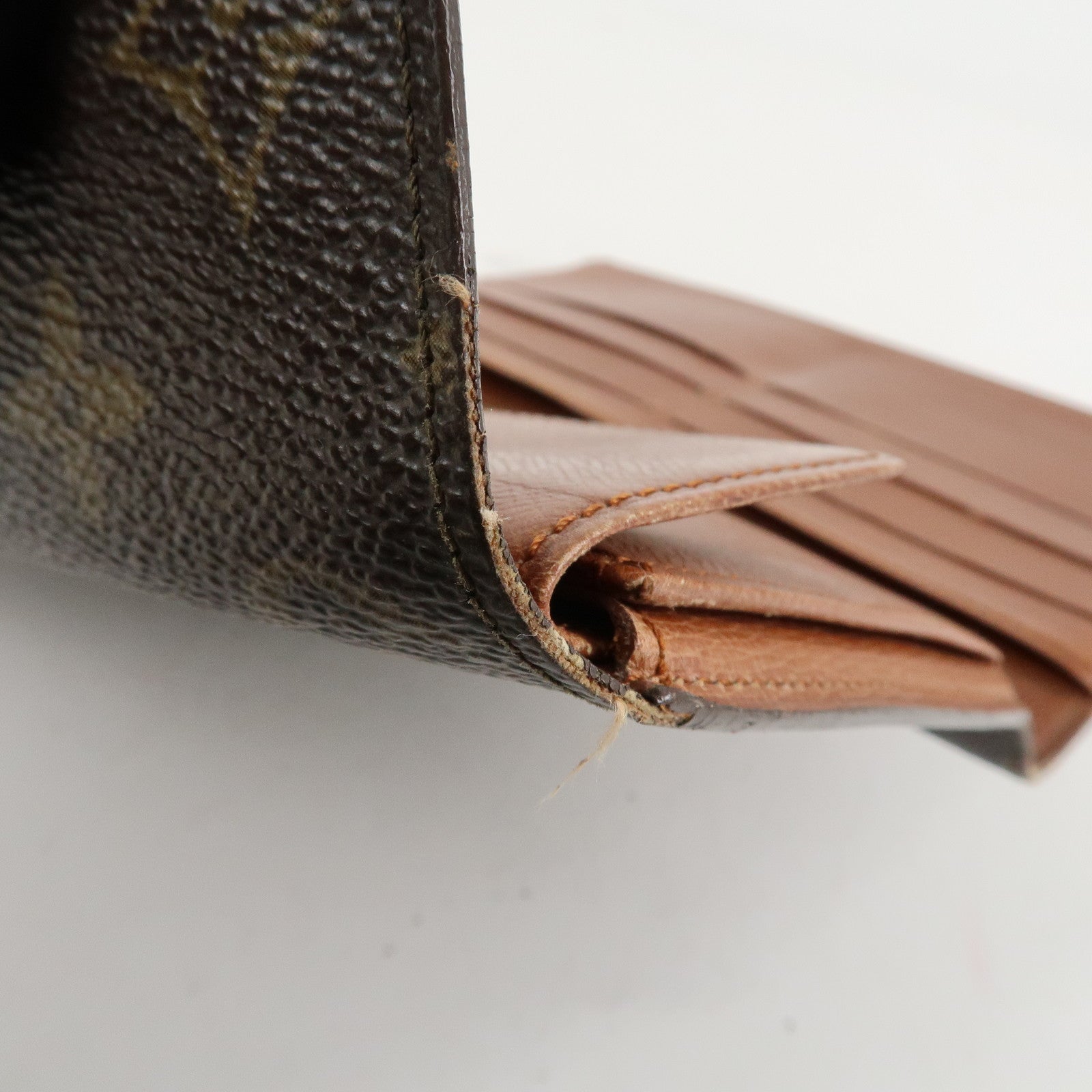 Louis Vuitton Monogram Set of 3 Wallet Brown M61730 M61215 Used