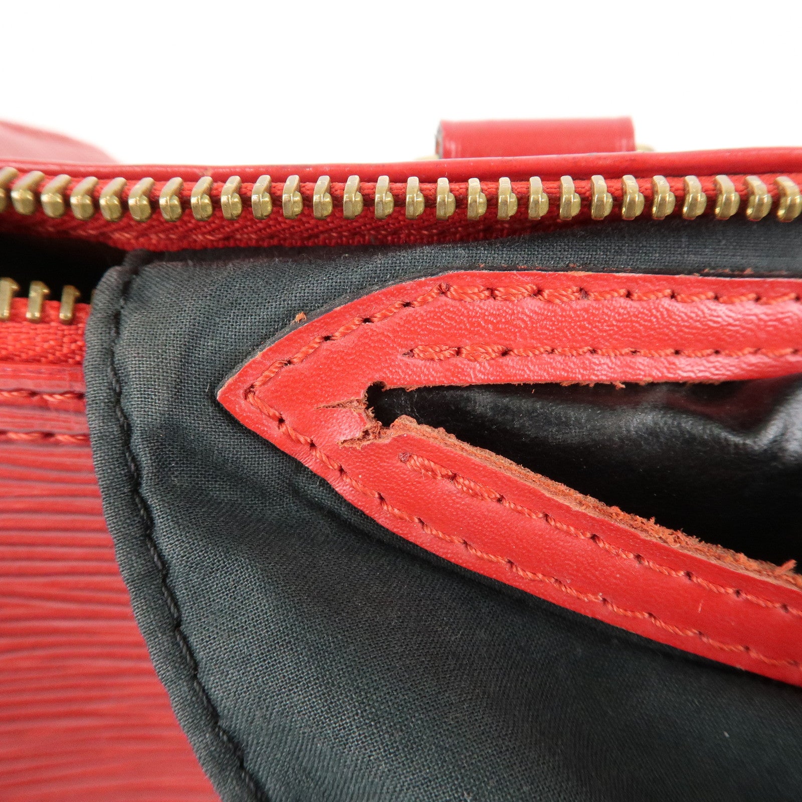Louis Vuitton Epi Speedy 25 Hand Bag Castilian Red M43017 Used