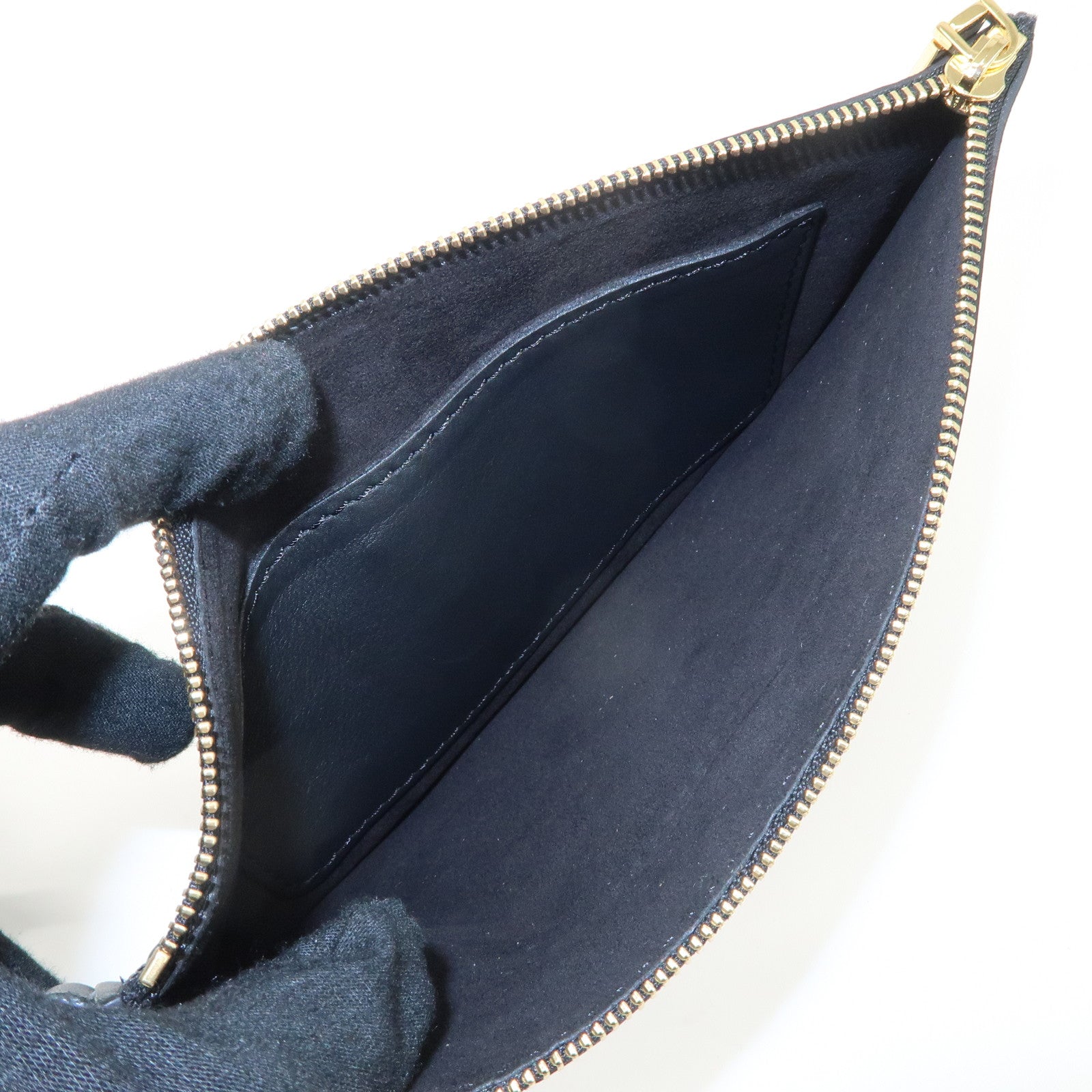 BURBERRY Unborn Calf Leather Bucket Bag Shoulder Bag Leopard Used