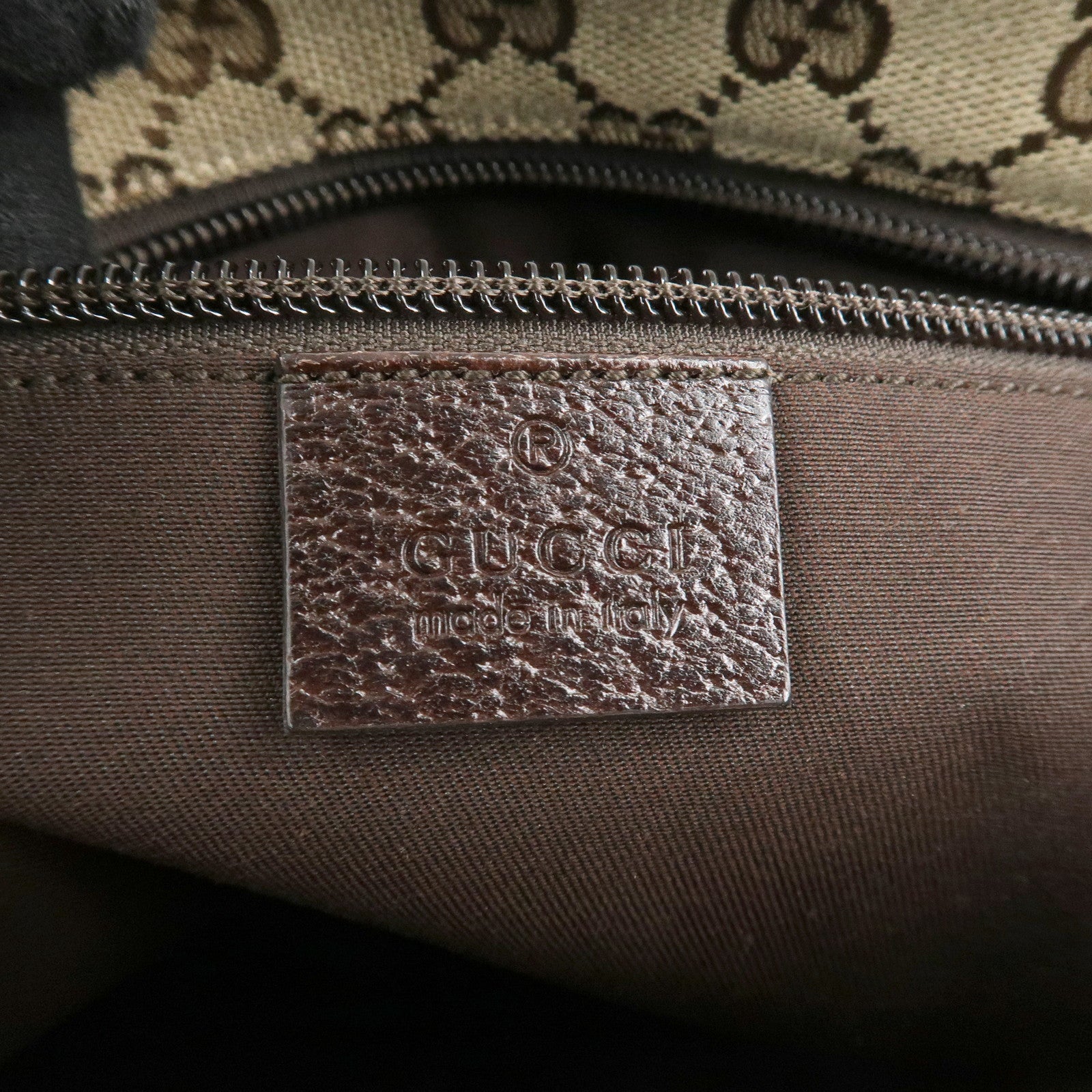 GUCCI Sherry GG Canvas Leather Shoulder Bag Crossbody 189749 Used