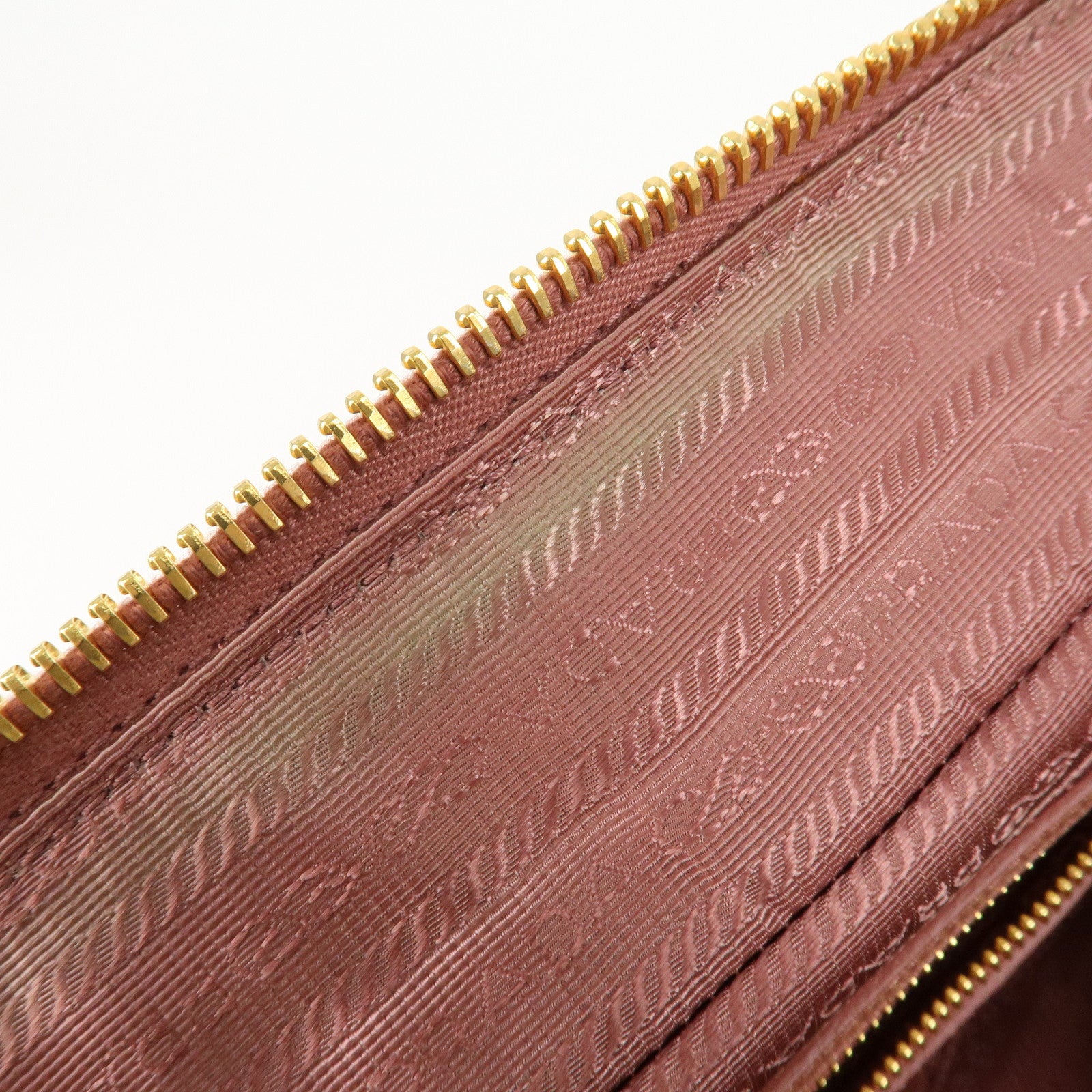 PRADA Leather 2Way Hand Bag Shoulder Bag Pink BL0821 Used
