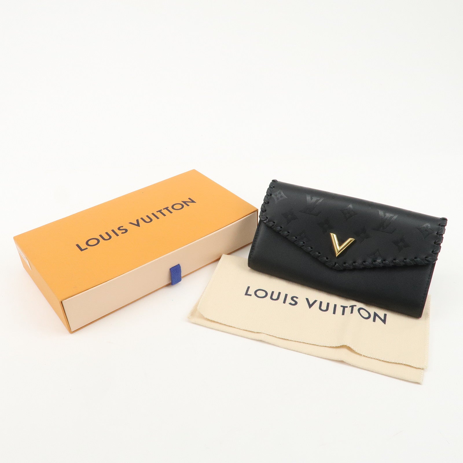 Louis Vuitton Monogram Portefeuille Very Wallet Noir M62059 Used