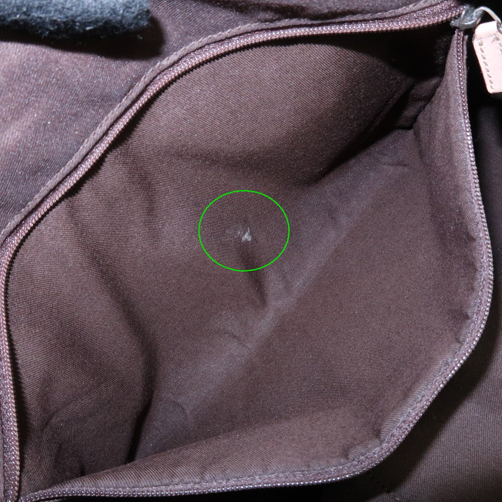 GUCCI Abbey Line GG Canvas Leather Tote Bag Pink White 141470 Used