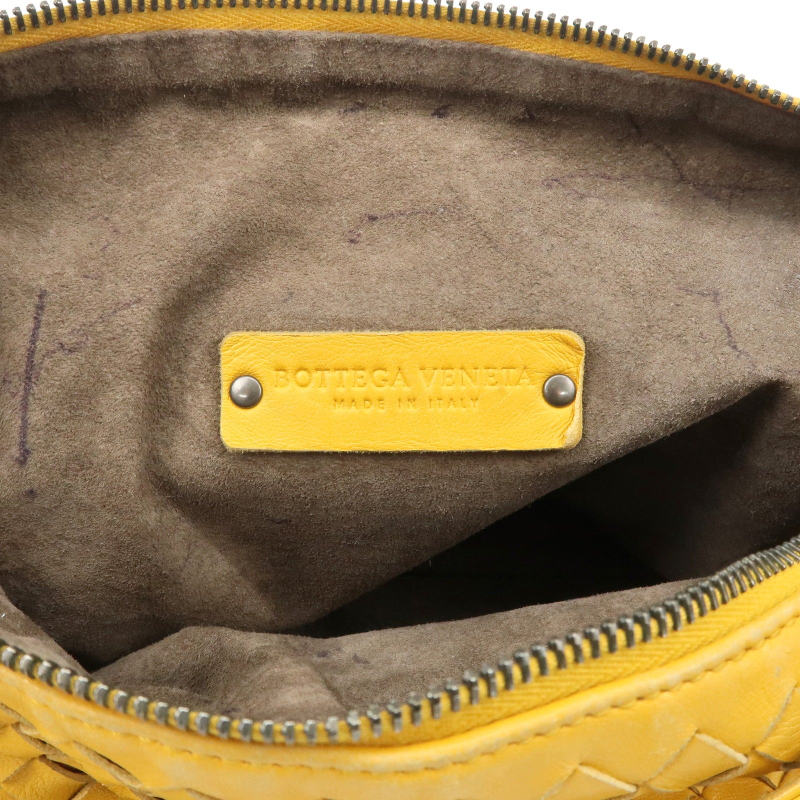 BOTTEGA VENETA Intrecciato Leather One-Shoulder Bag 239988 Used