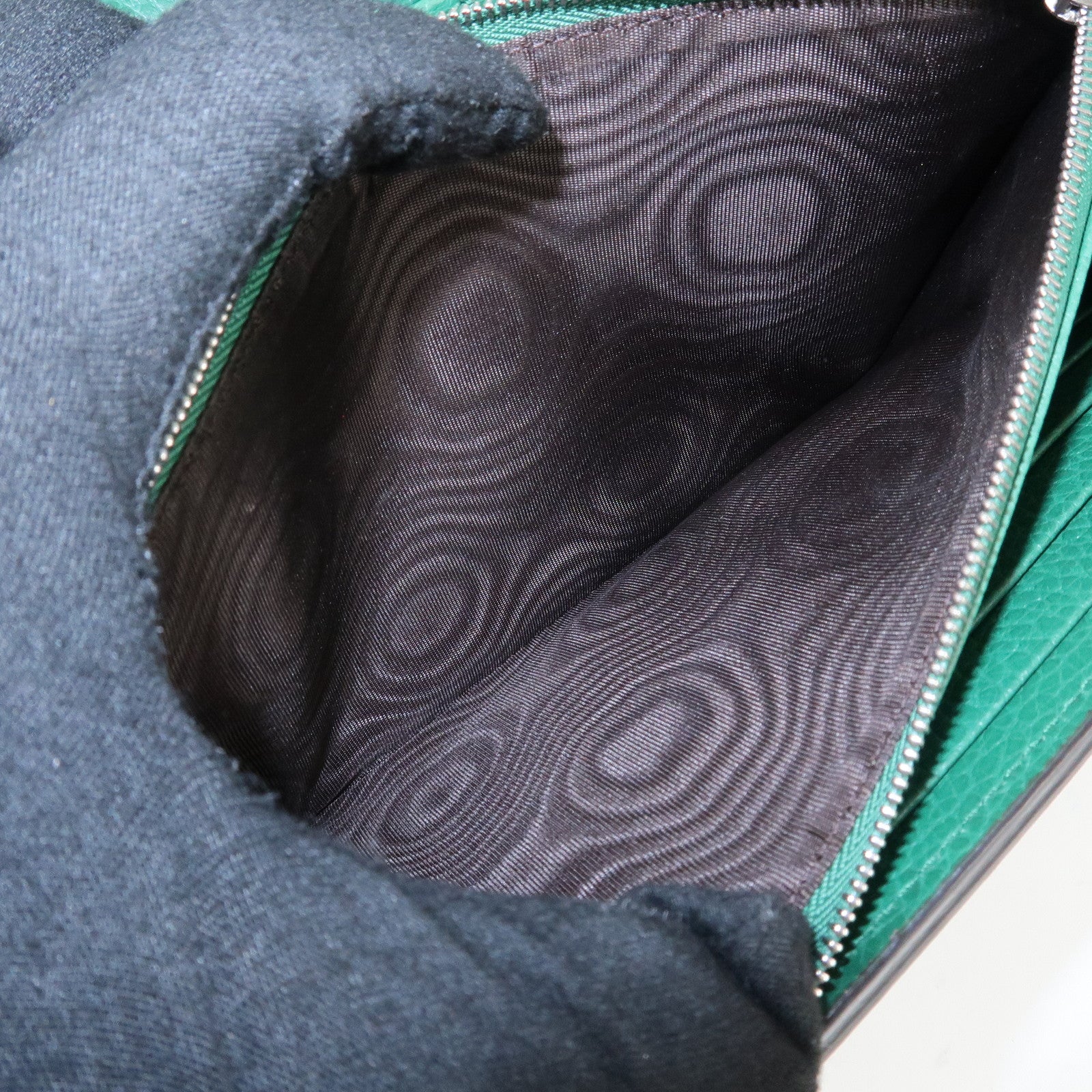 GUCCI Dionysus Leather Chain Shoulder Bag Green 401231 Used