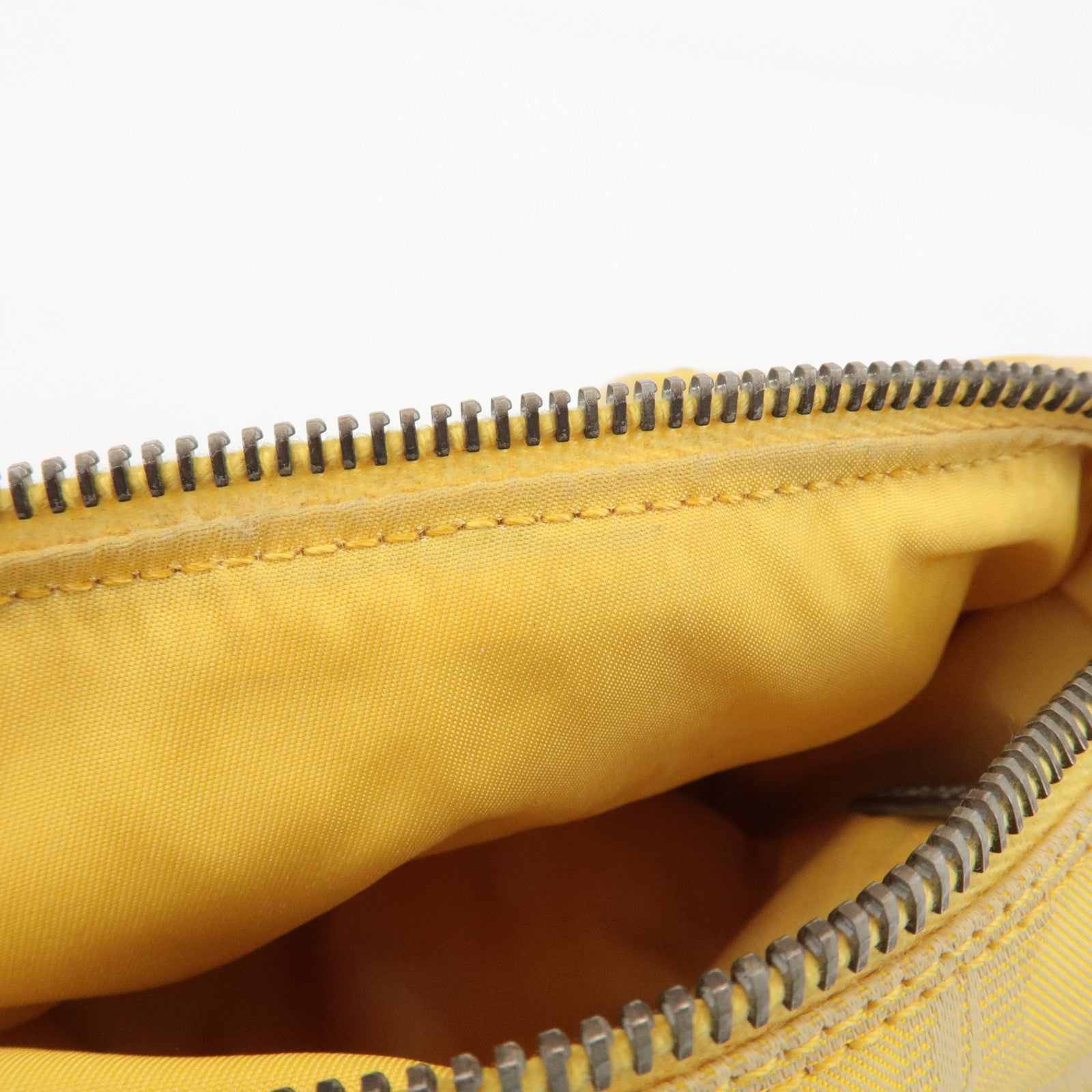 CHANEL New Travel Line Nylon Jacquard Leather Shoulder Bag A17669 Used