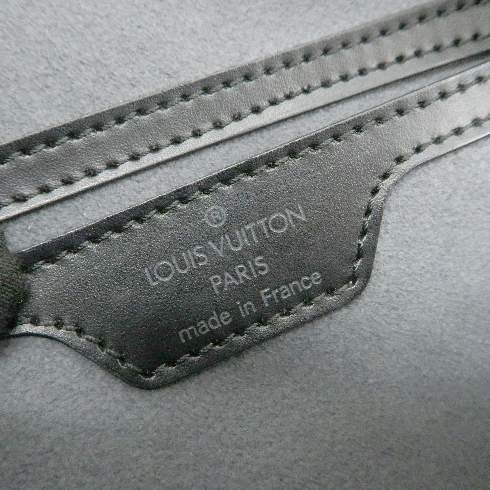Louis Vuitton Epi Soufflot & Pouch Hand Bag Noir Black M52862 Used